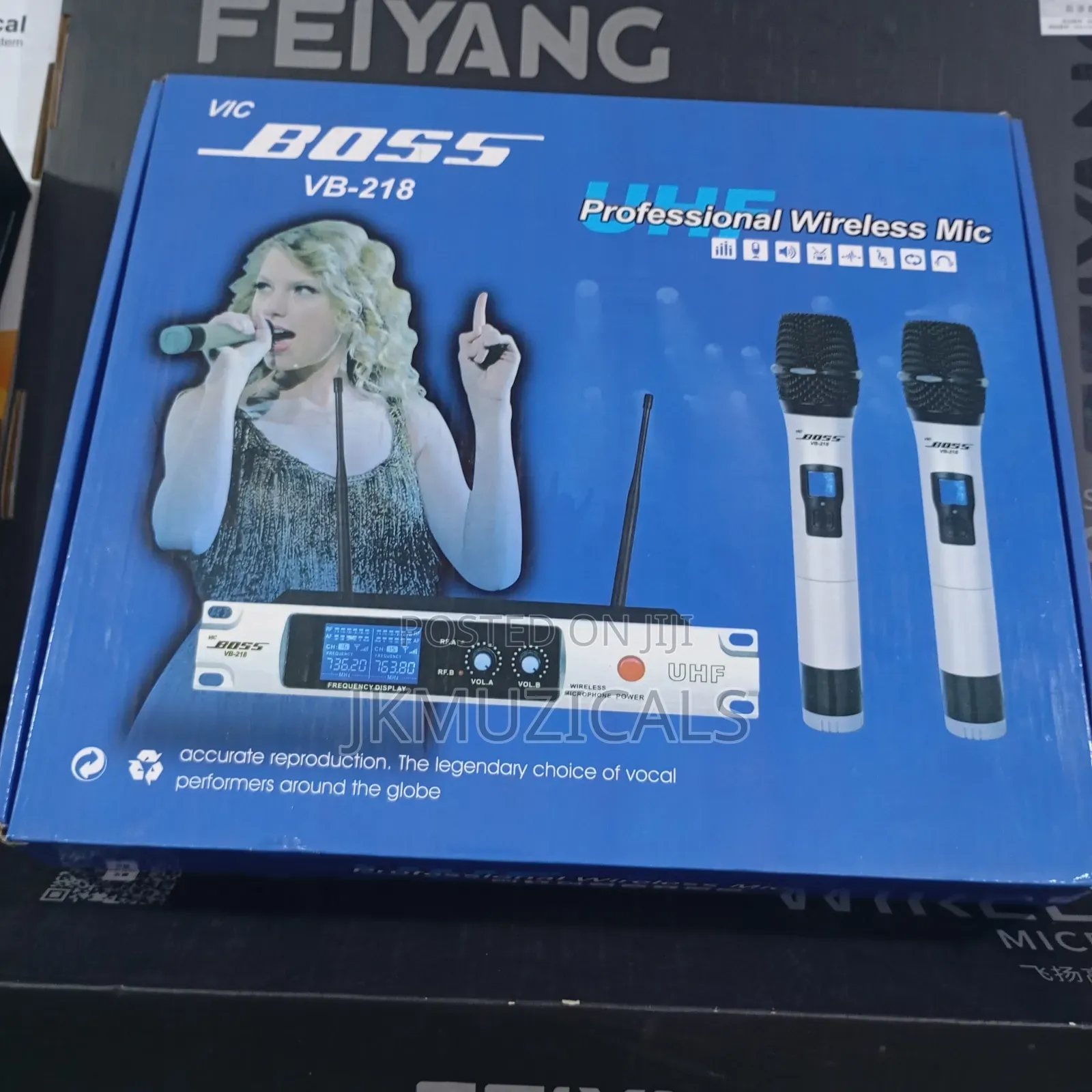 Professional Wireless Mic _ Boss Vb-218