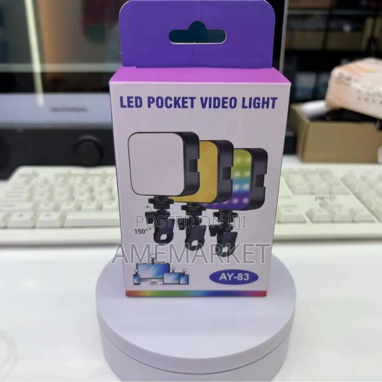 Ay-83 Mini Portable RGB Full-Color Photography Selfie Light