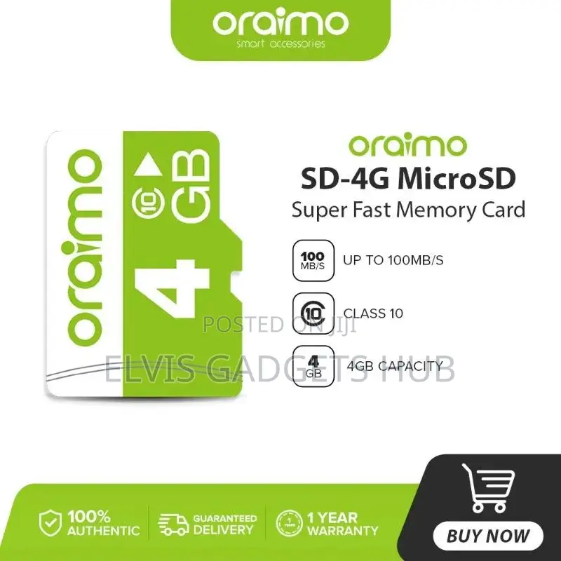 Oraimo 4gb Memory Card