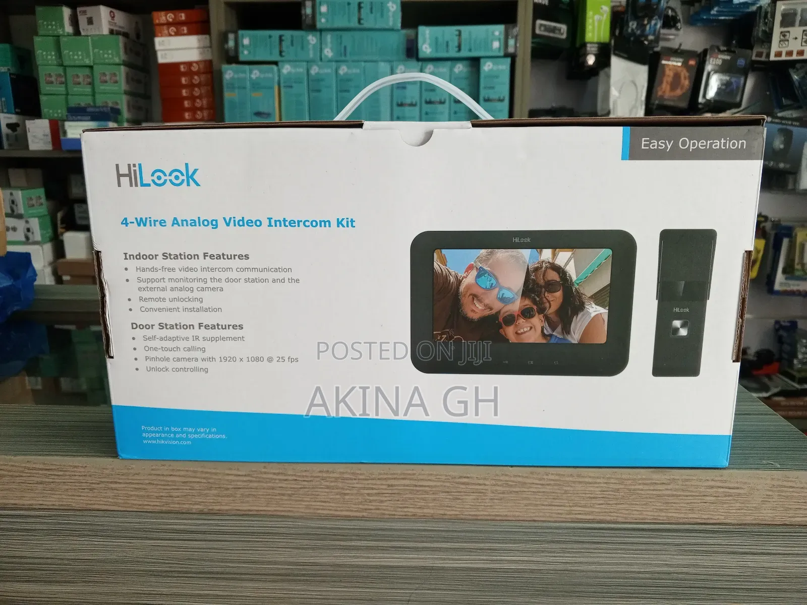 Hilook 4 Wire Analog Video Door Intercom Kit Vl-K13p