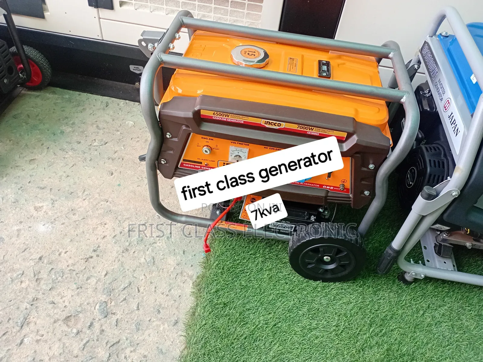 Portable 7.0kva Petrol Generator for Continuous Power Supply
