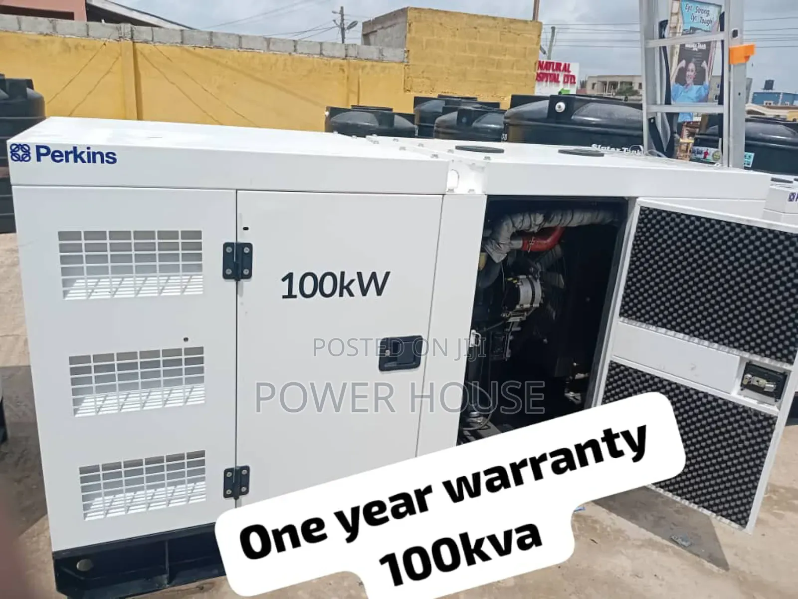 Good Condition 100kva Perkins Diesel Silent Generator 100kva