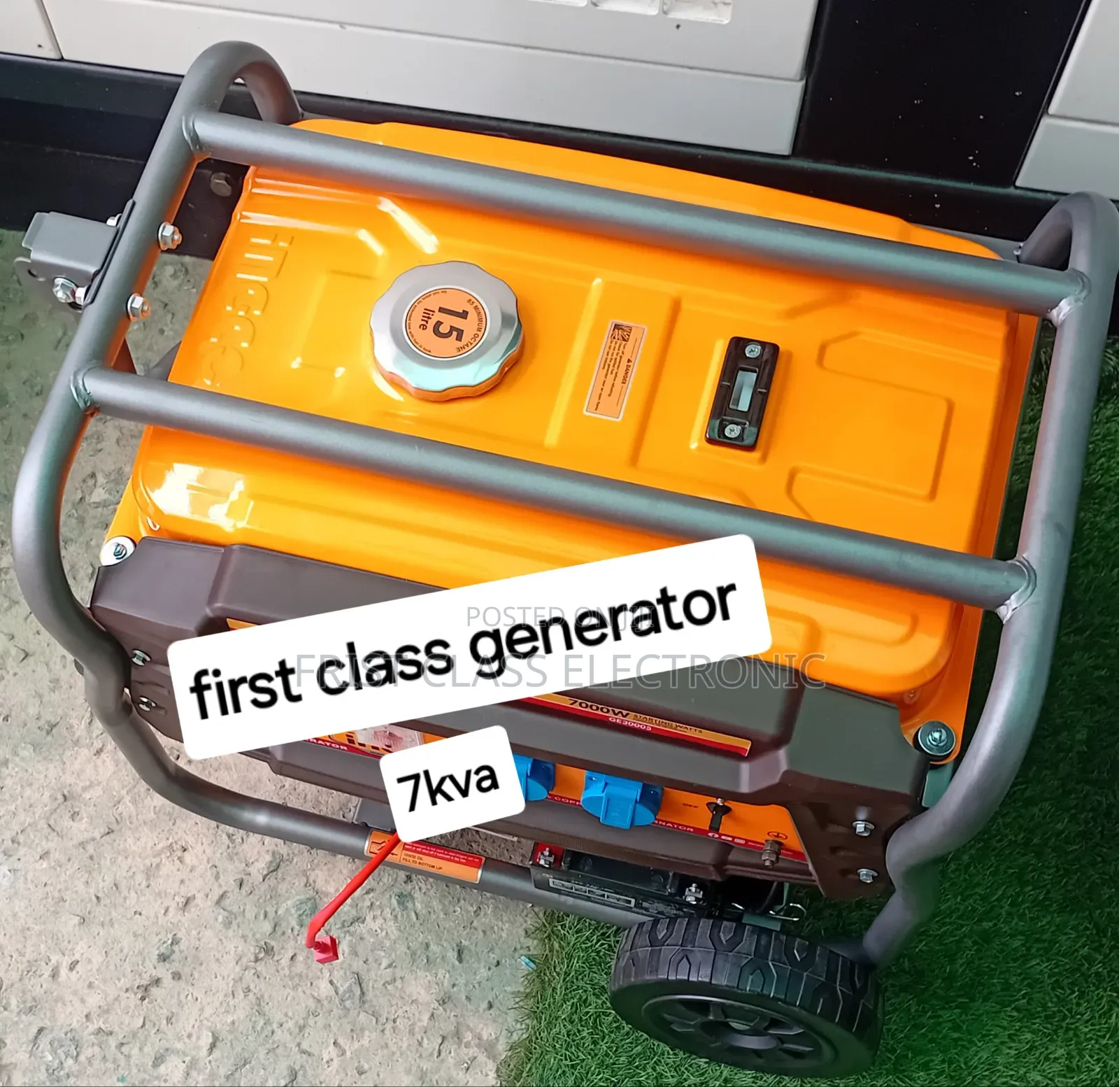 7.0kva Petrol Genset for Emergency Services