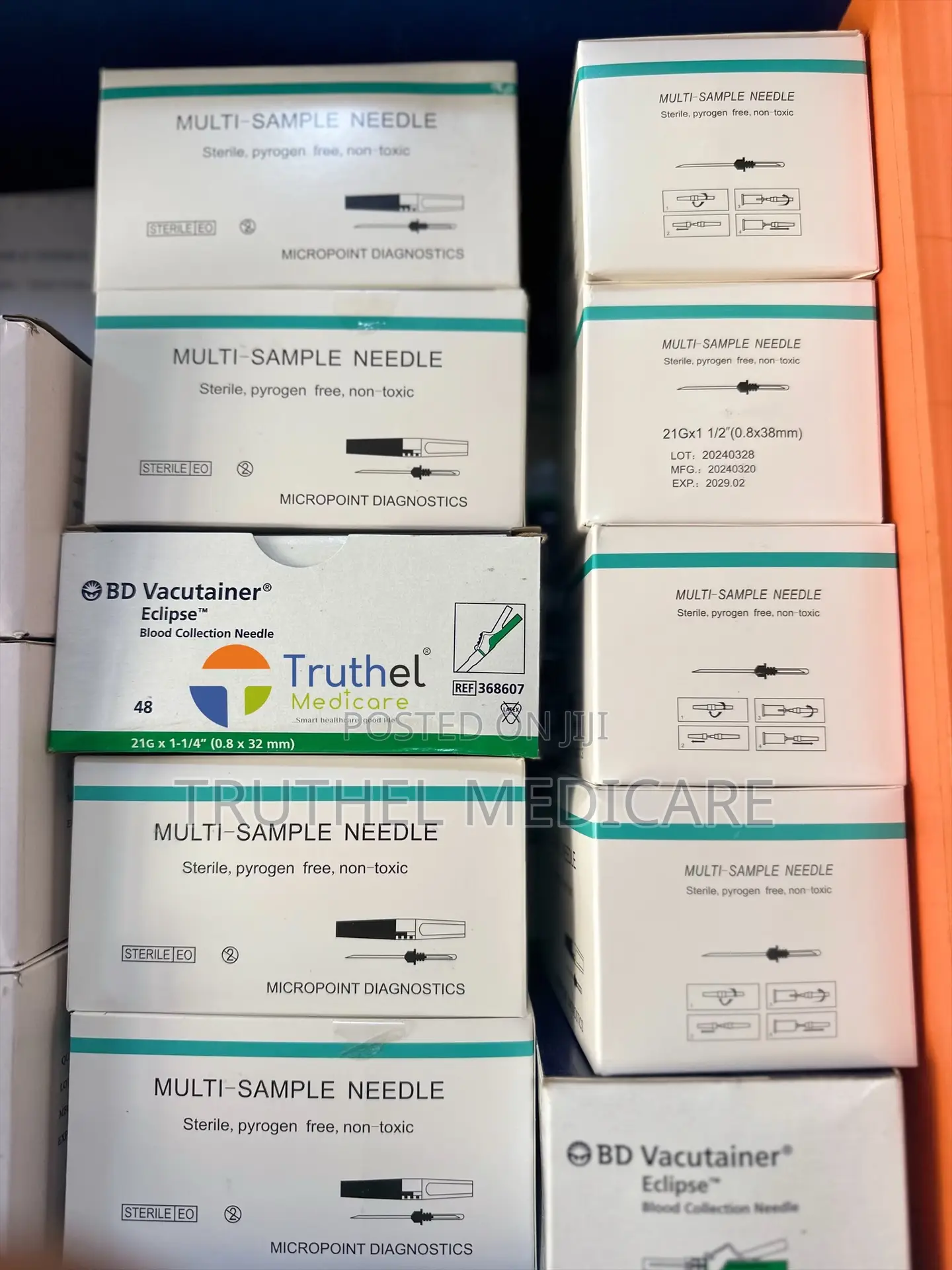Vacutainer Blood Collection Needles (21g)