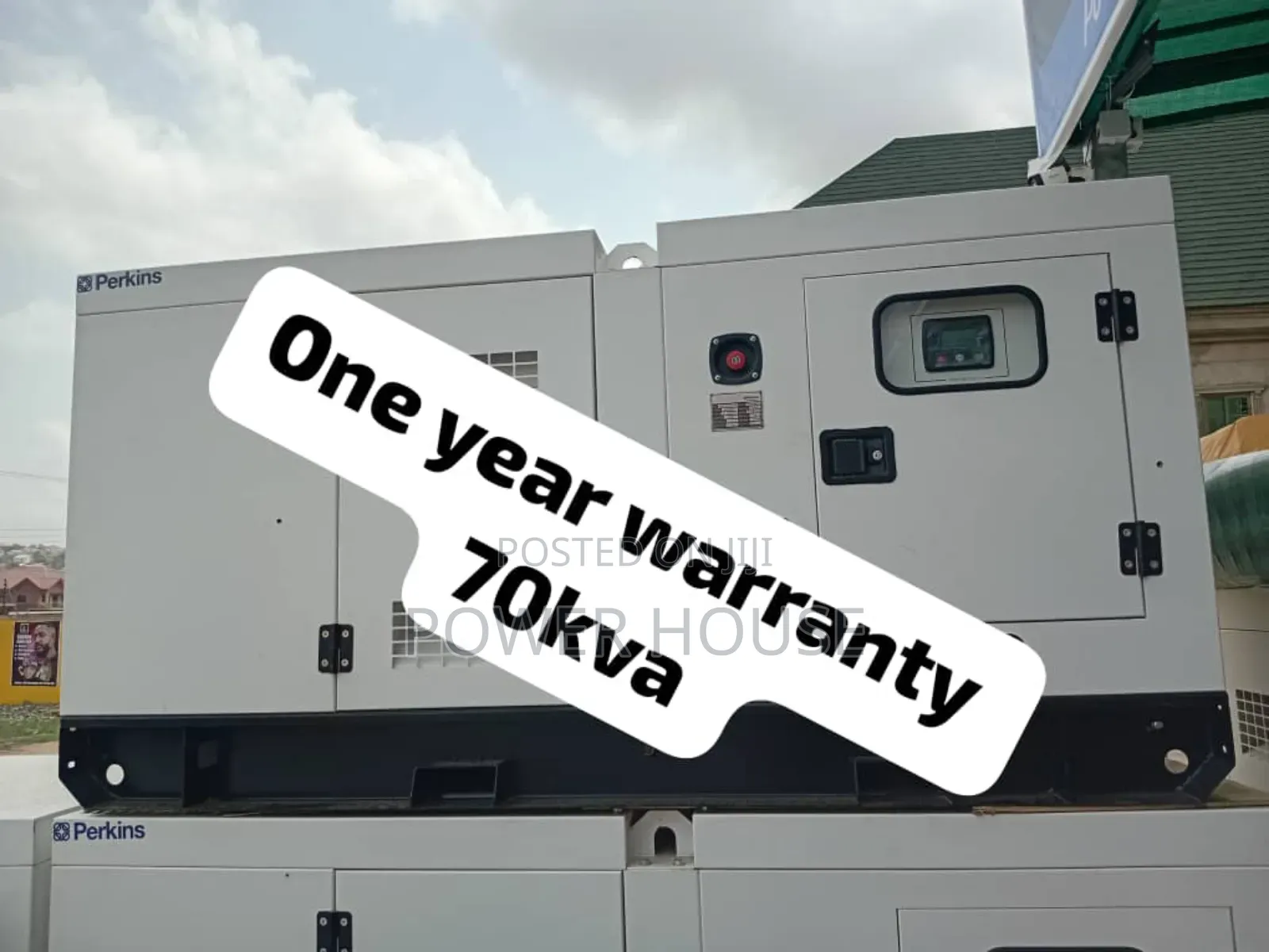 Sufficient 70kva 60000watts Diesel Silent Perkins Generator