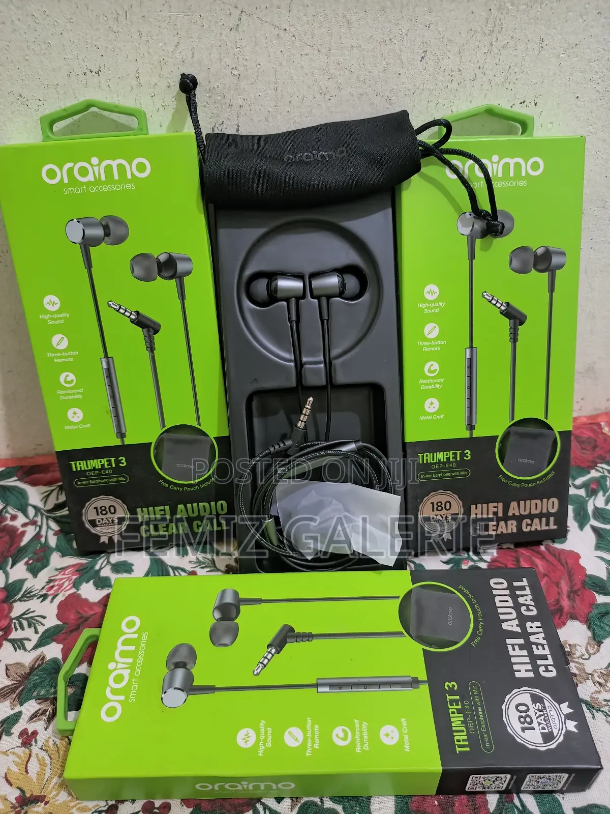 Oraimo Trumpet 3 Wired Earphones