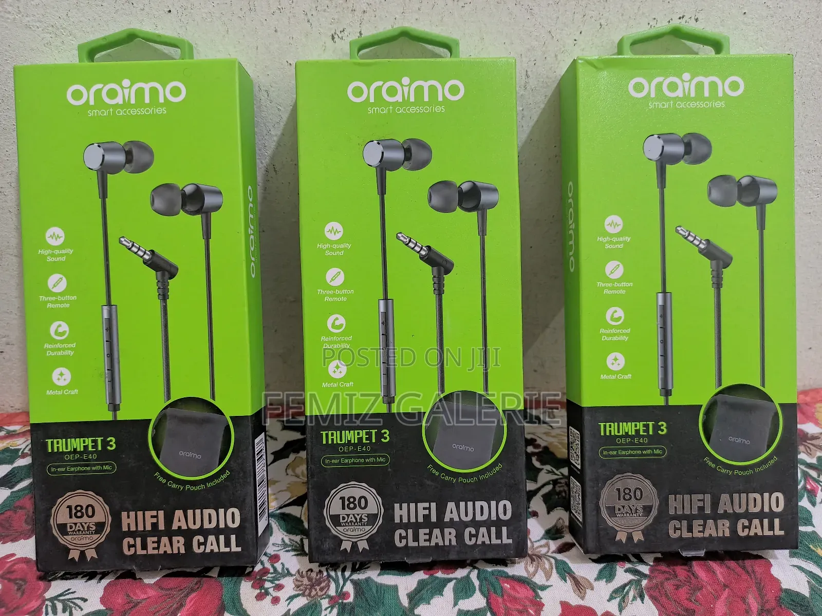 Oraimo Trumpet 3 Wired Earphones