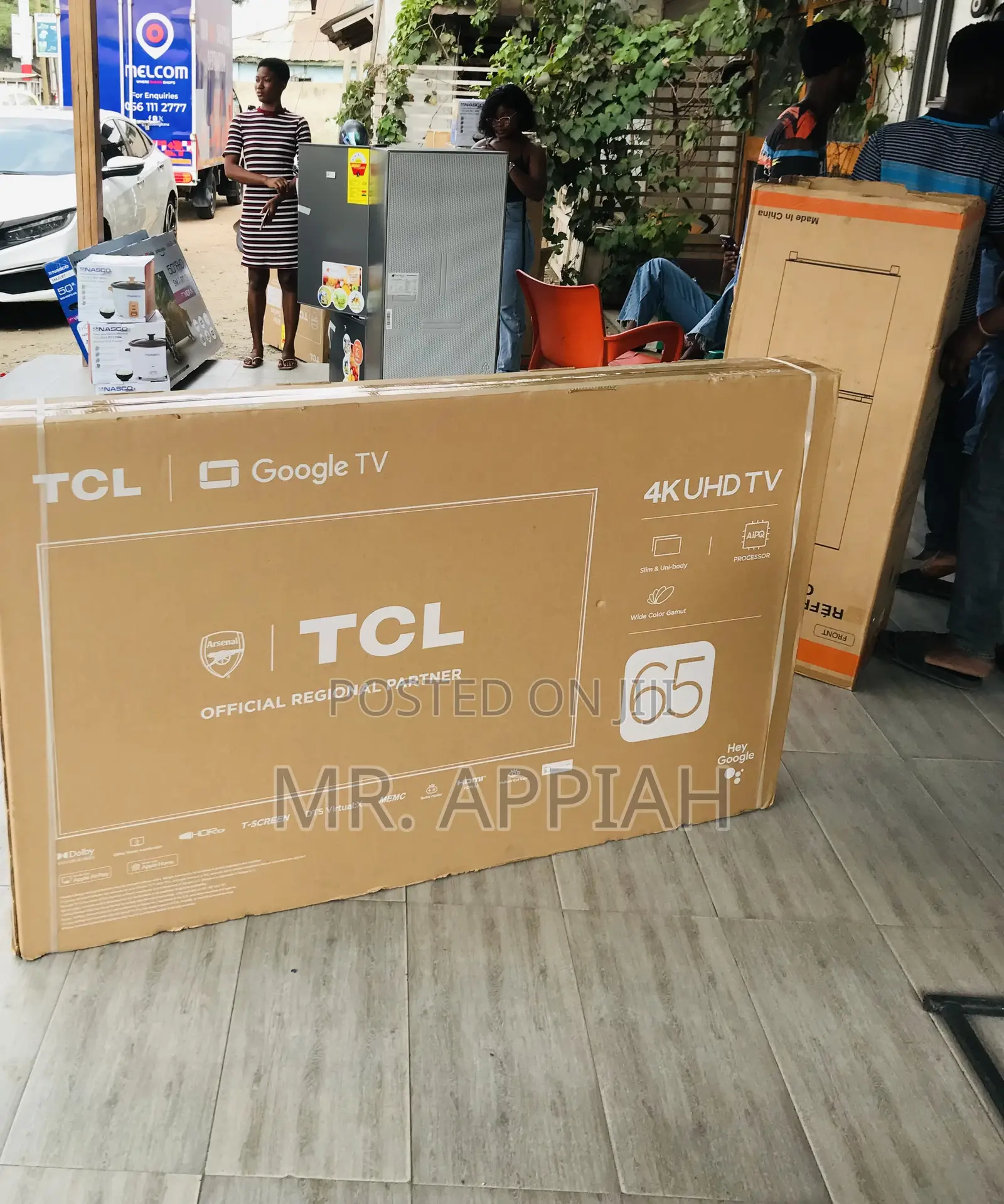 Fantastic TCL 65 Inch HDR Smart Screen Frameless Tv.