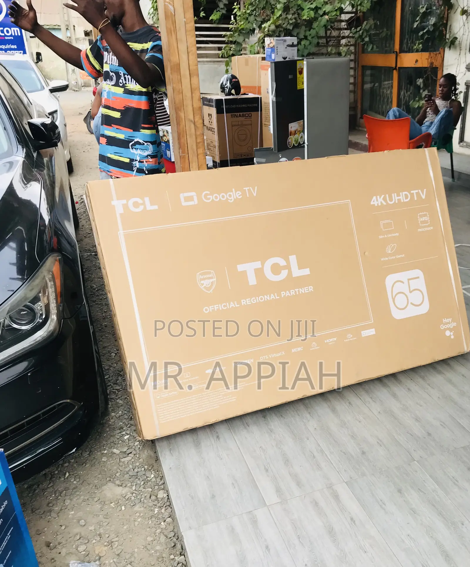 Fantastic TCL 65 Inch HDR Smart Screen Frameless Tv.