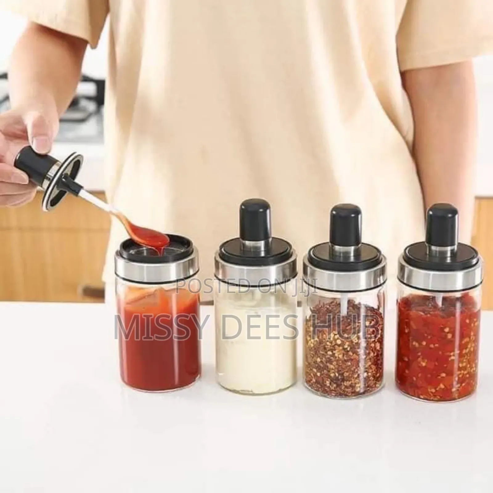 Spice Bottle With Spoon