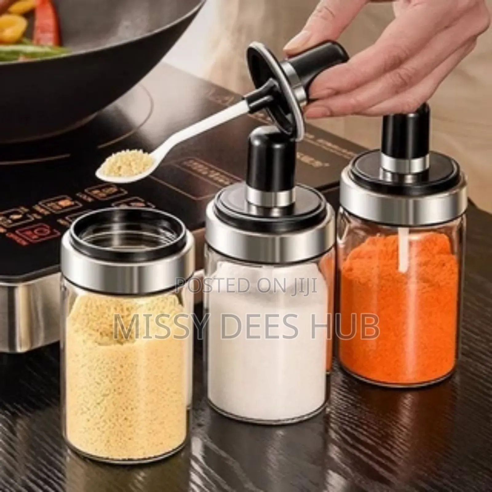 Spice Bottle With Spoon