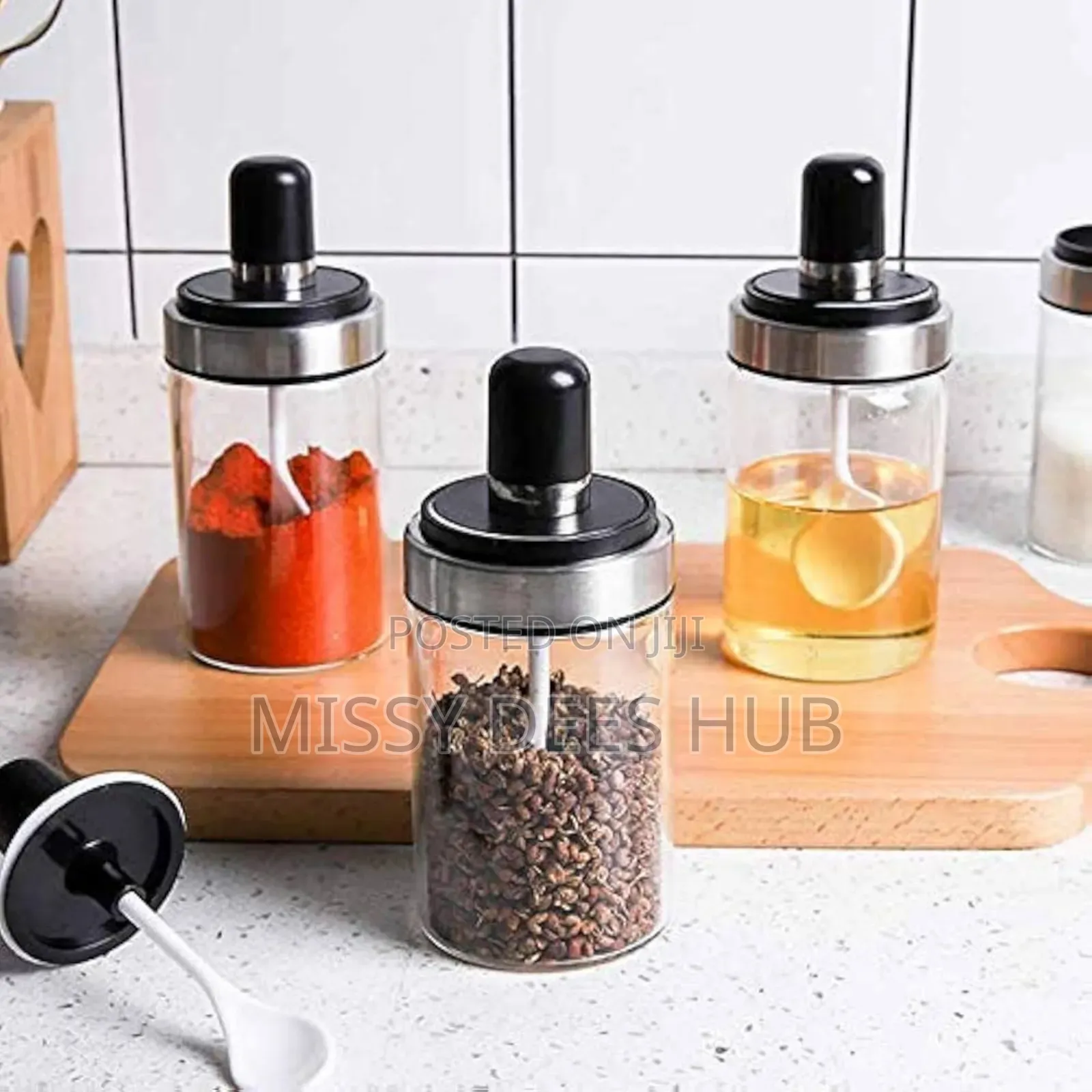 Spice Bottle With Spoon