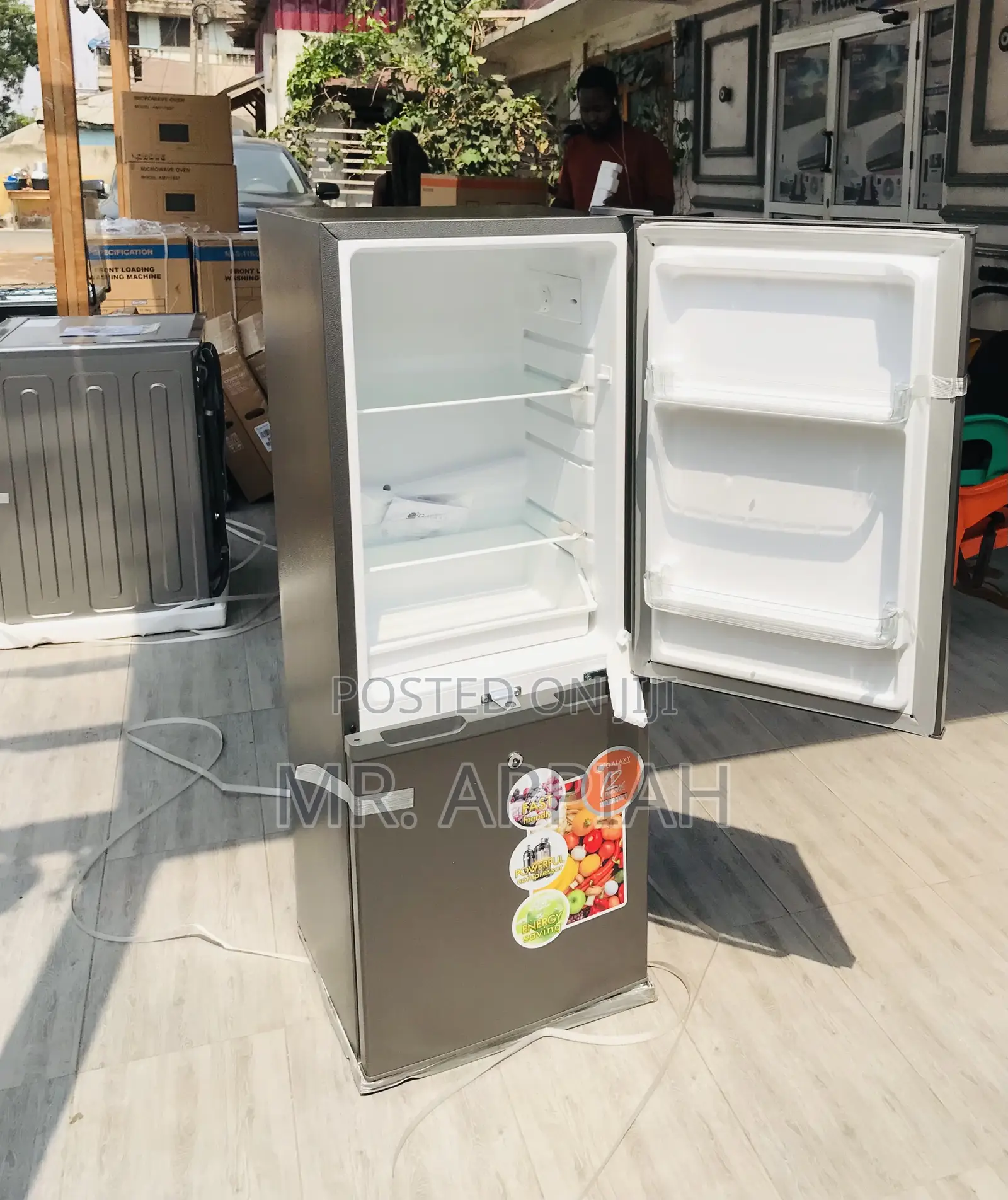 Super Chilling Galaxy 2 Door Electric Fridge(Gray).