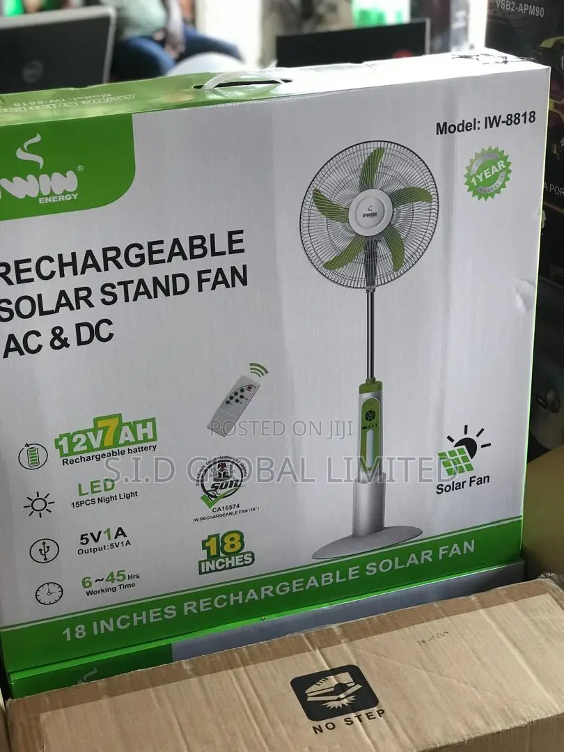 Stay Cool, Save Energy 18 Inches Stand Fan