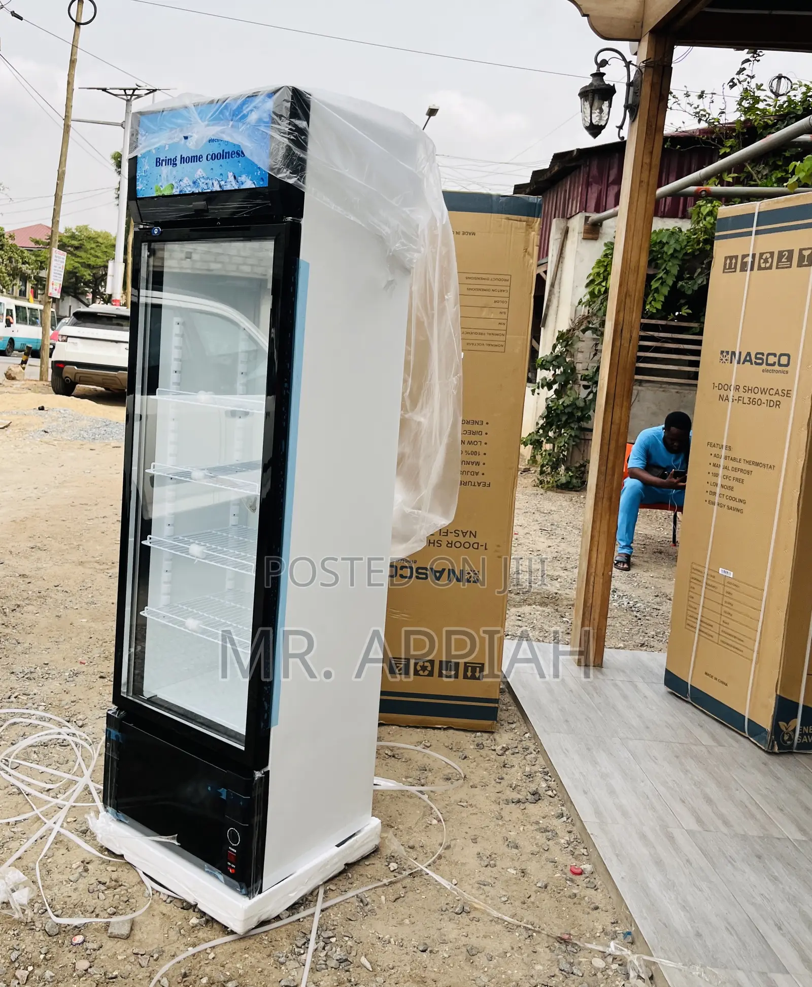 Super Silent Nasco Nasfl360 Display Fridge(White).