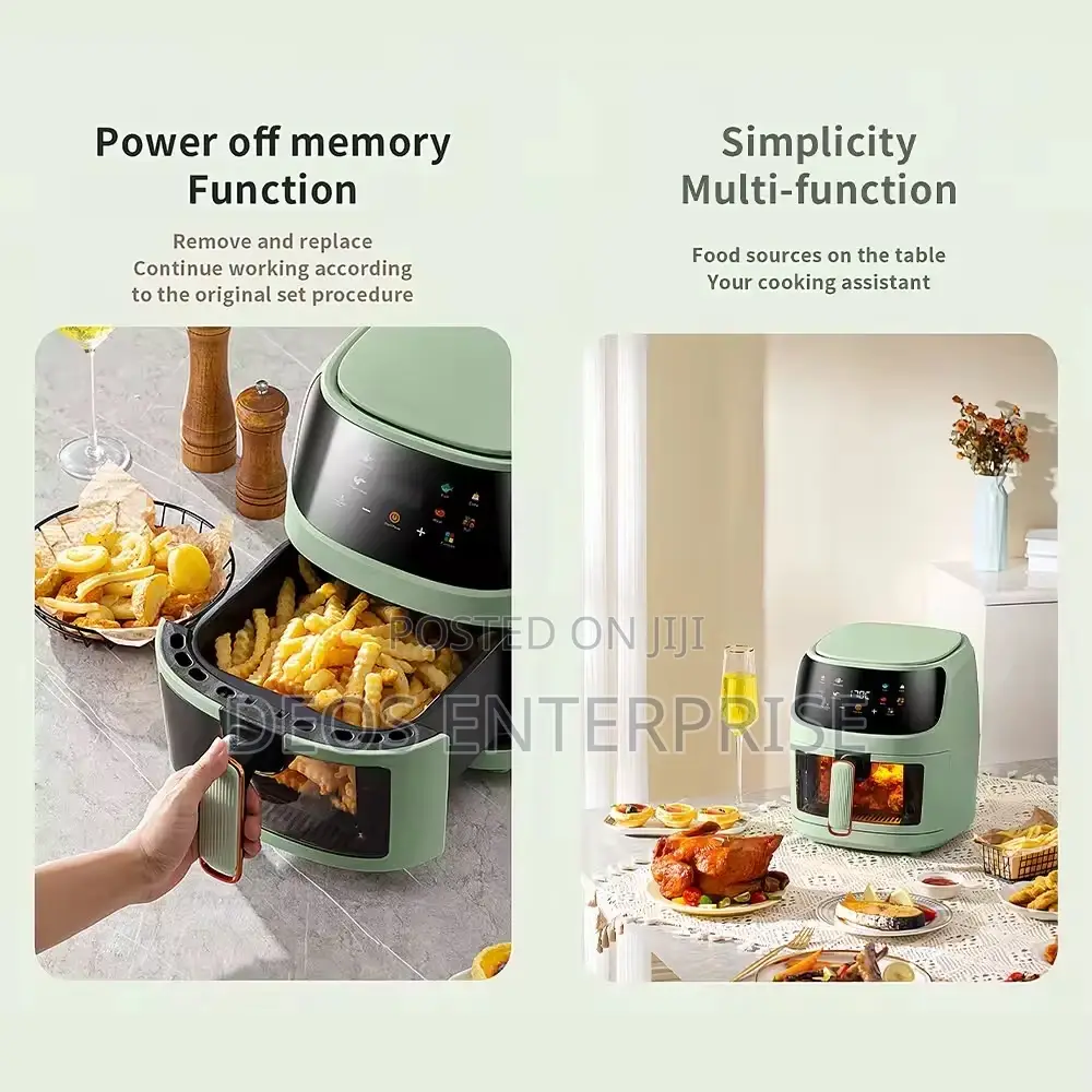 8l High Quality Small Viewing Window Air Fryer