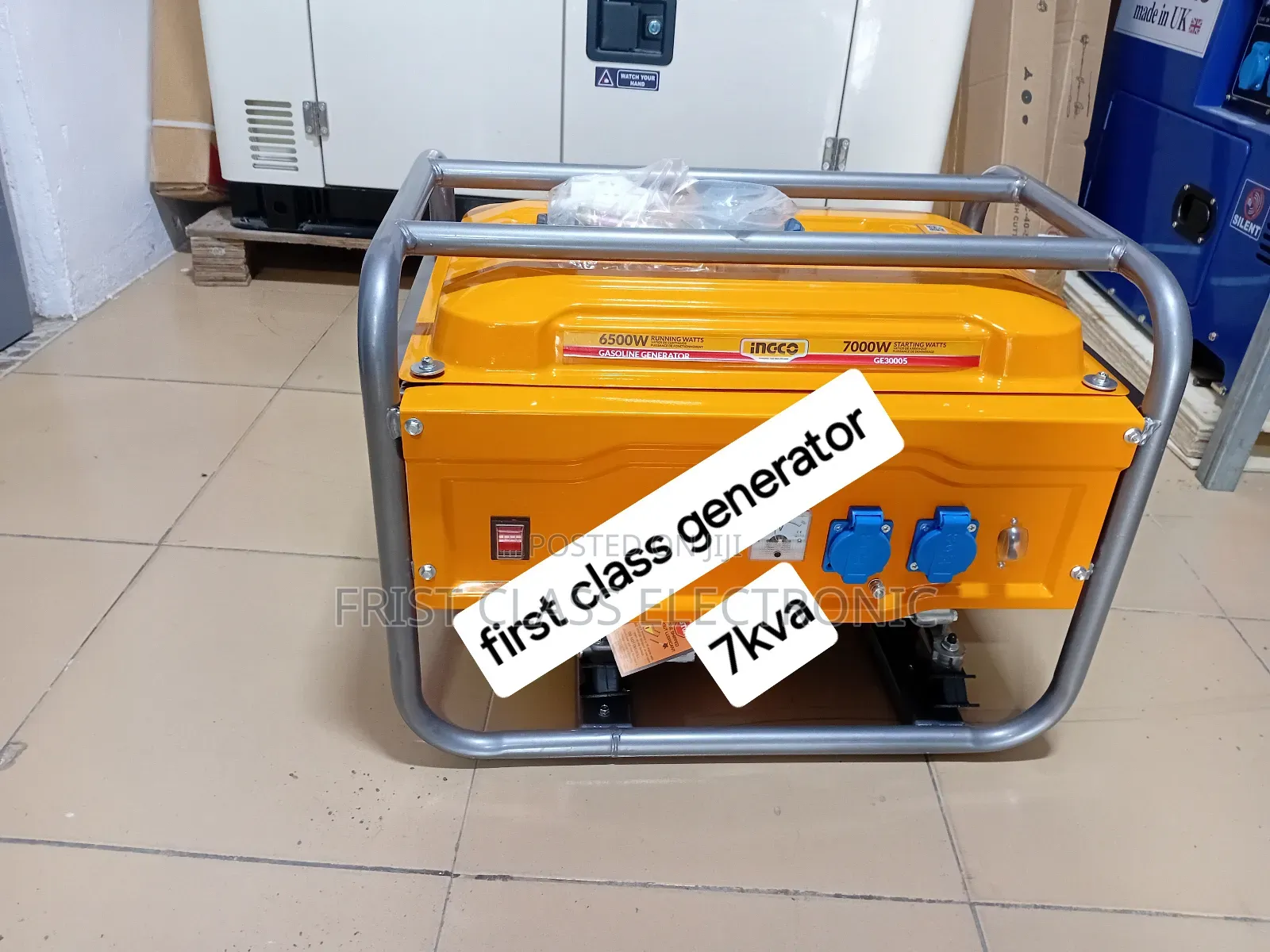 7.0kva Petrol Generator for Emergency Services