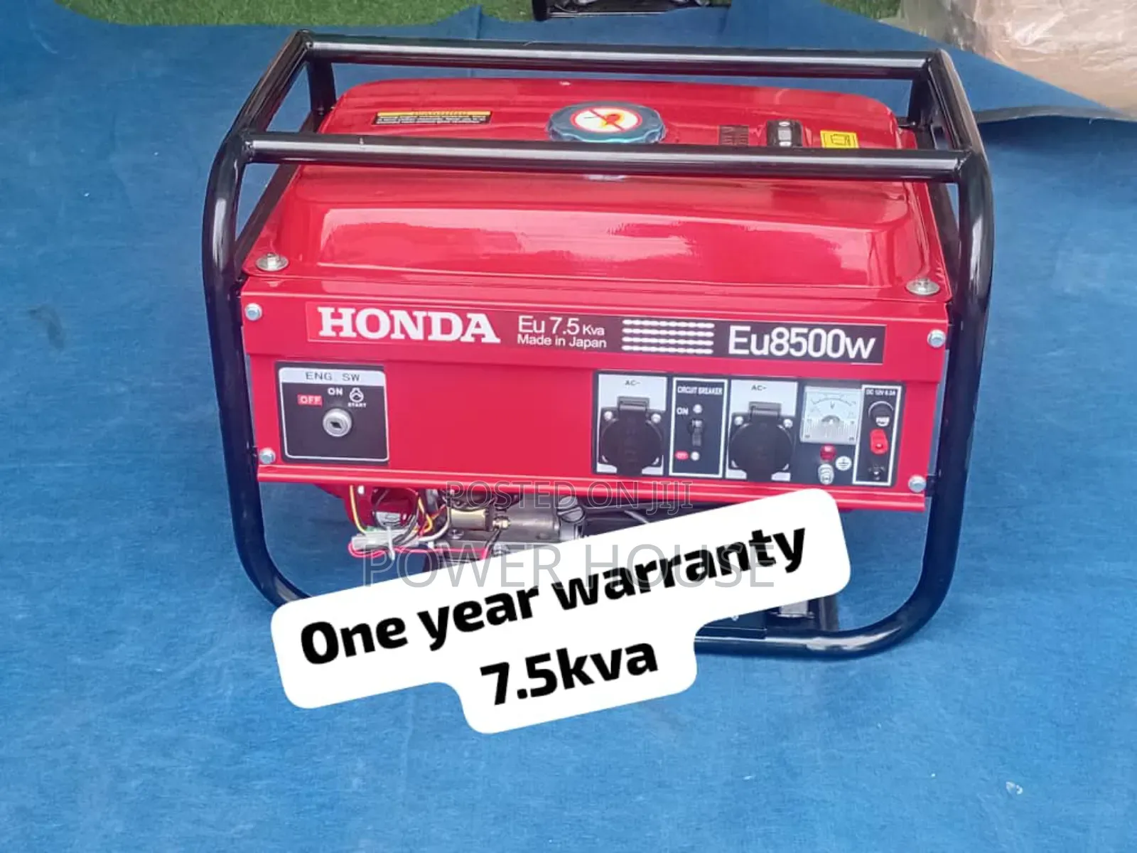 Enduring 7.5kva Honda Petrol 8500watts Generator 7.5kva