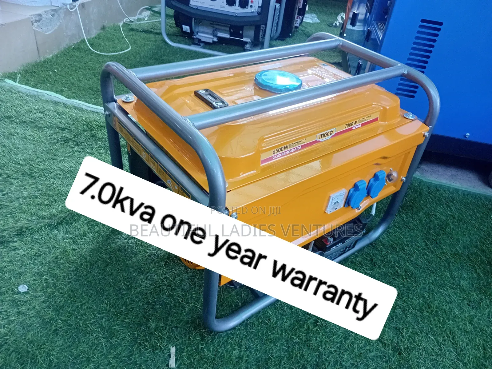 Yyellow Coloured Generator Petrol