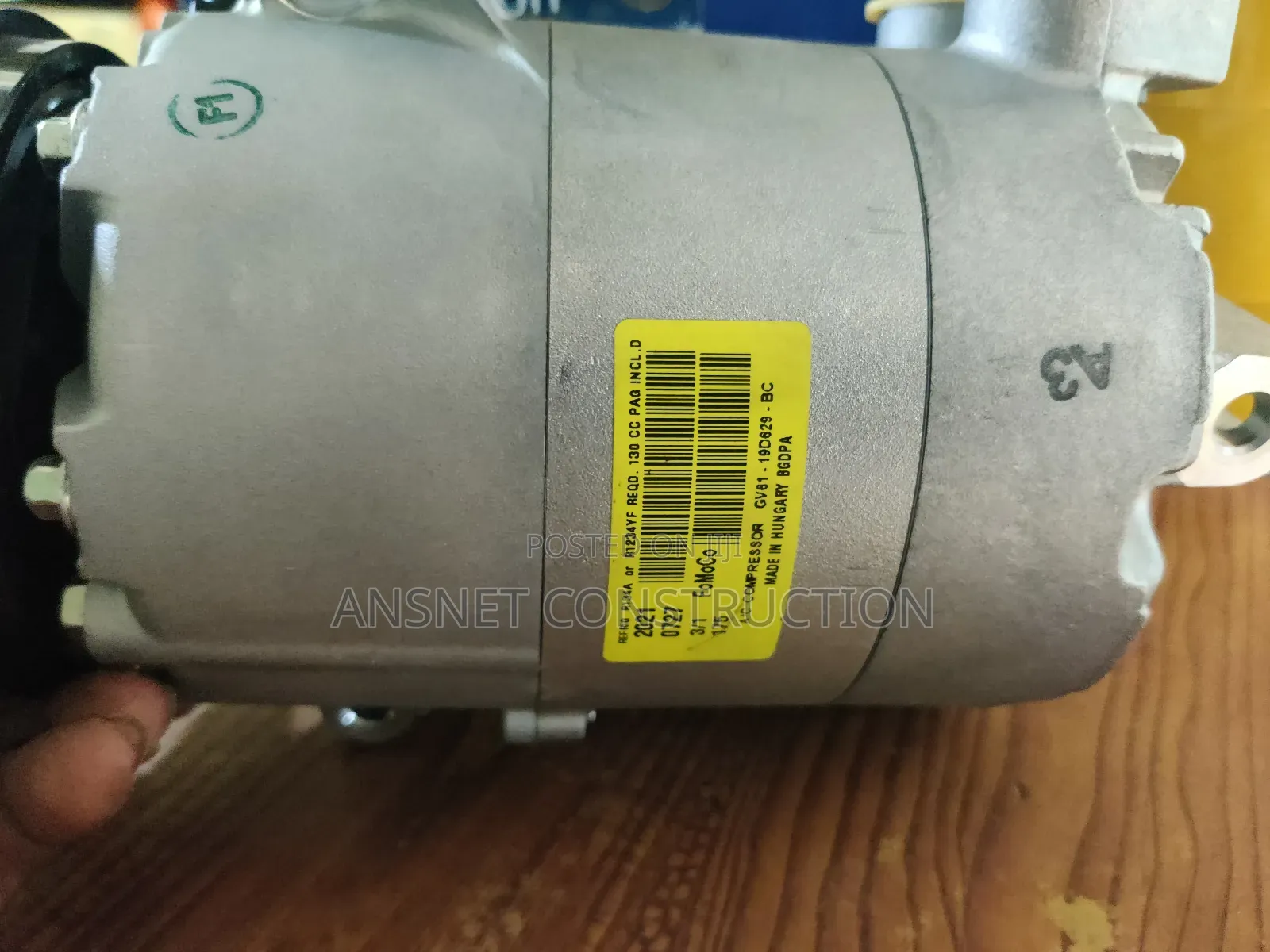 Ford Escape/Transit Connect Ac Compressor 2.5l 2013-2016