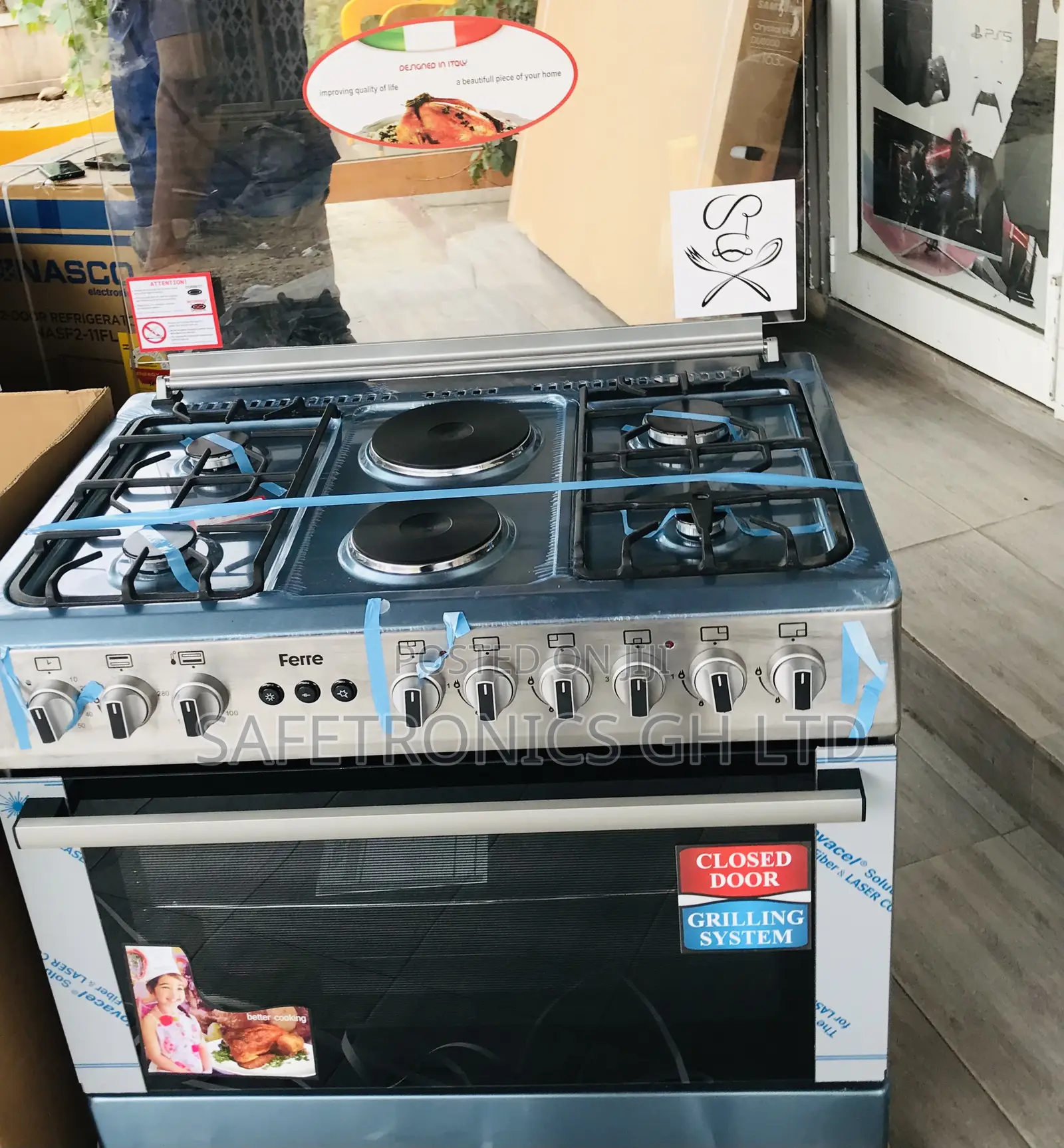 Newly Best 2 Electric 4 Gas Ferre 60x90 Turkish Oven Cooker