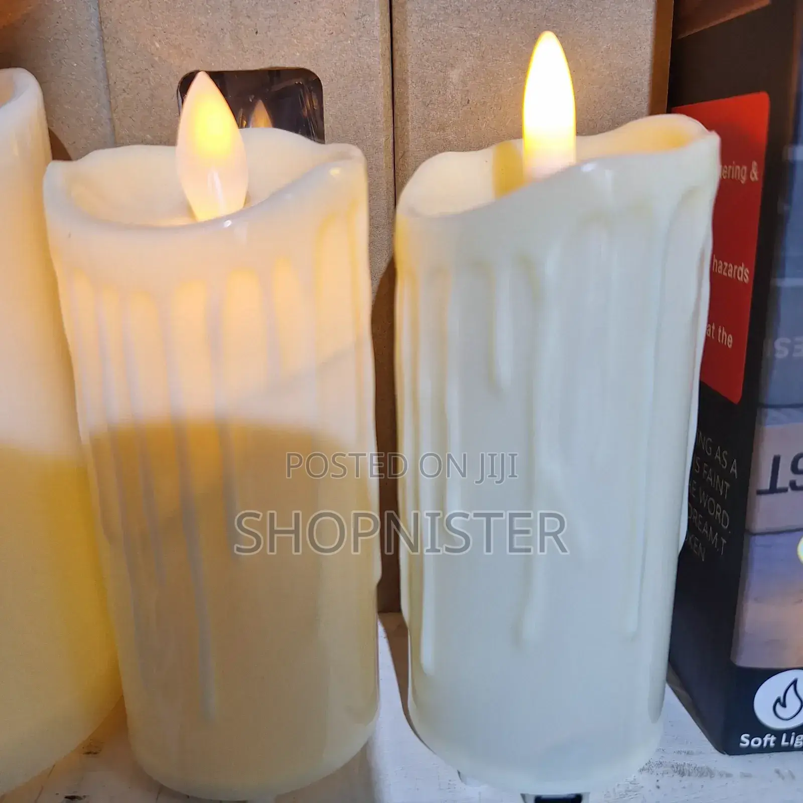 2 PCS Led Candle Light 4 Inches Rechargeable