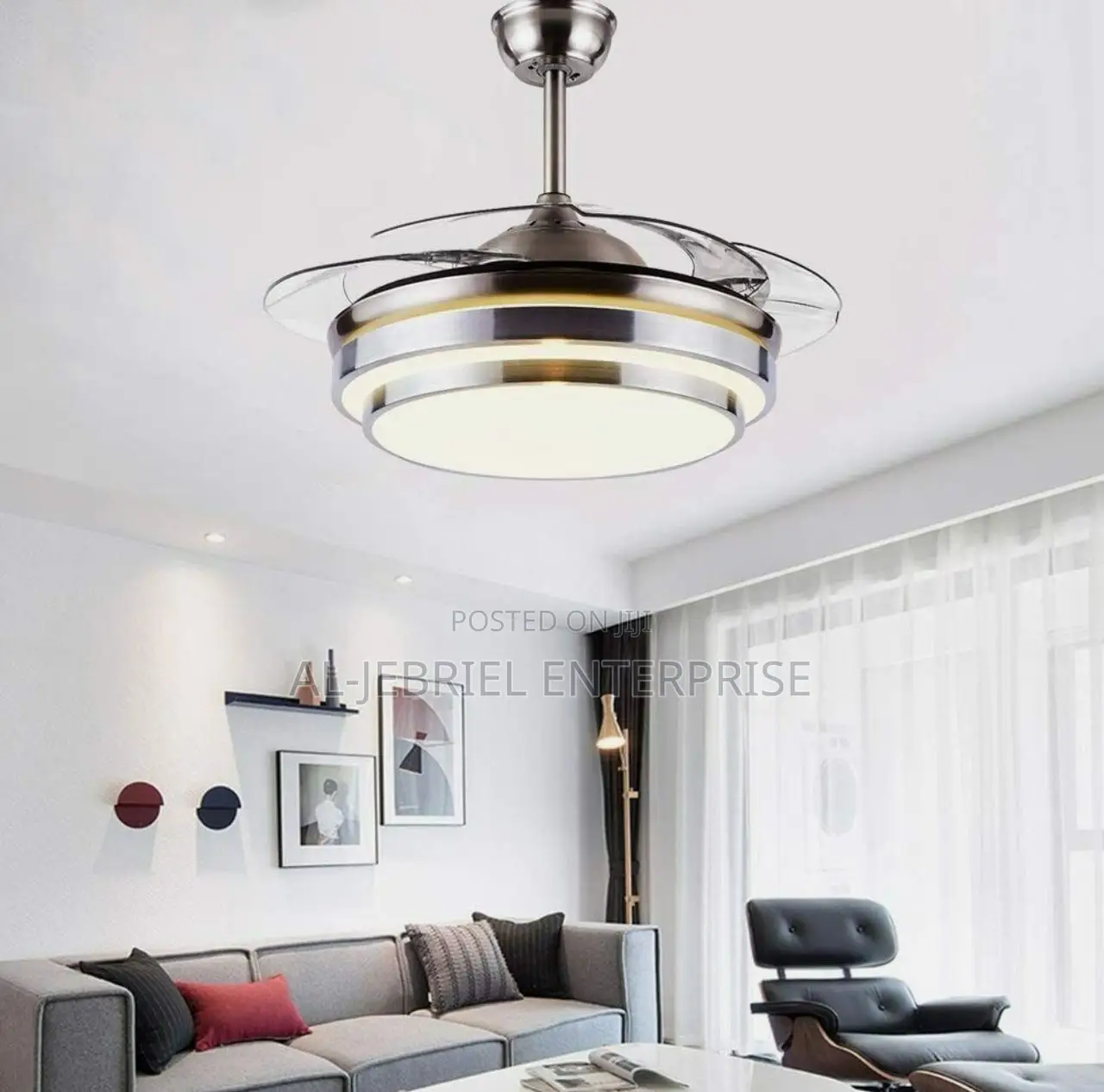 Ceiling Fan Foldable With Light