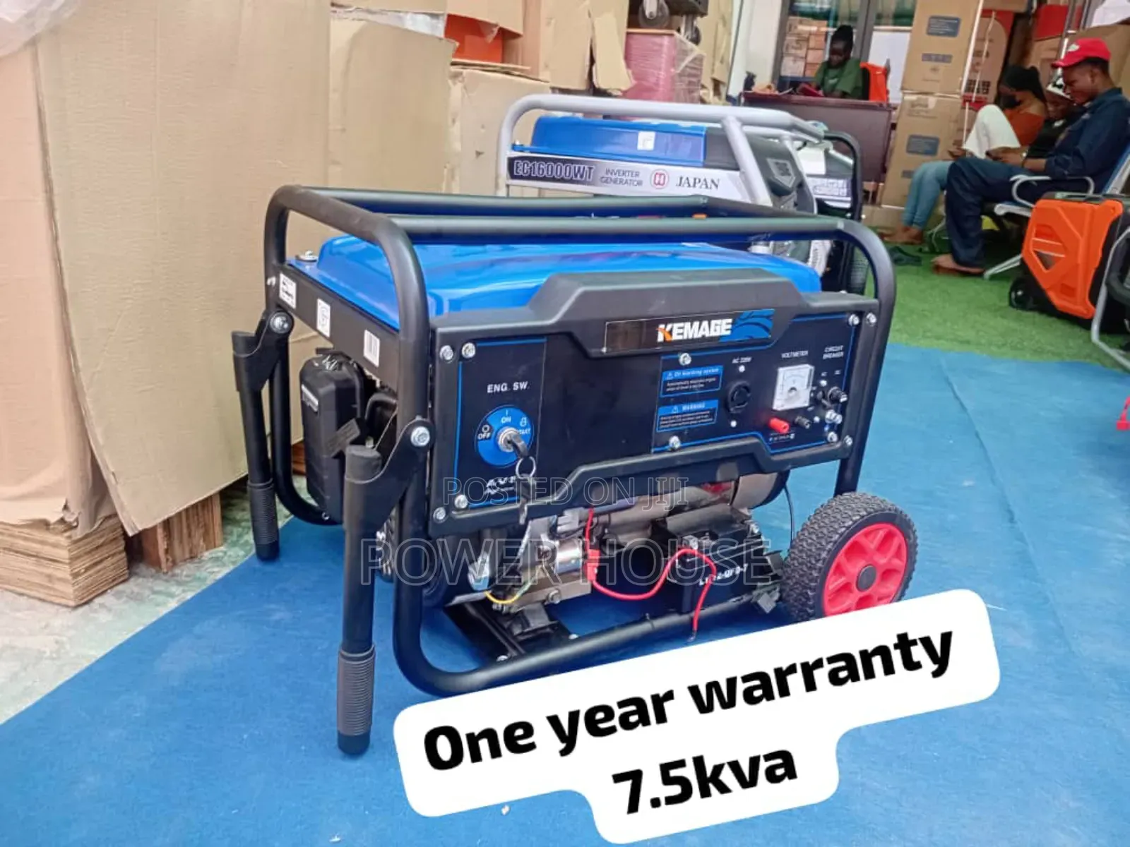 Laudatory 7.5kva Kemage Petrol Generator 8500watts 7.5kva