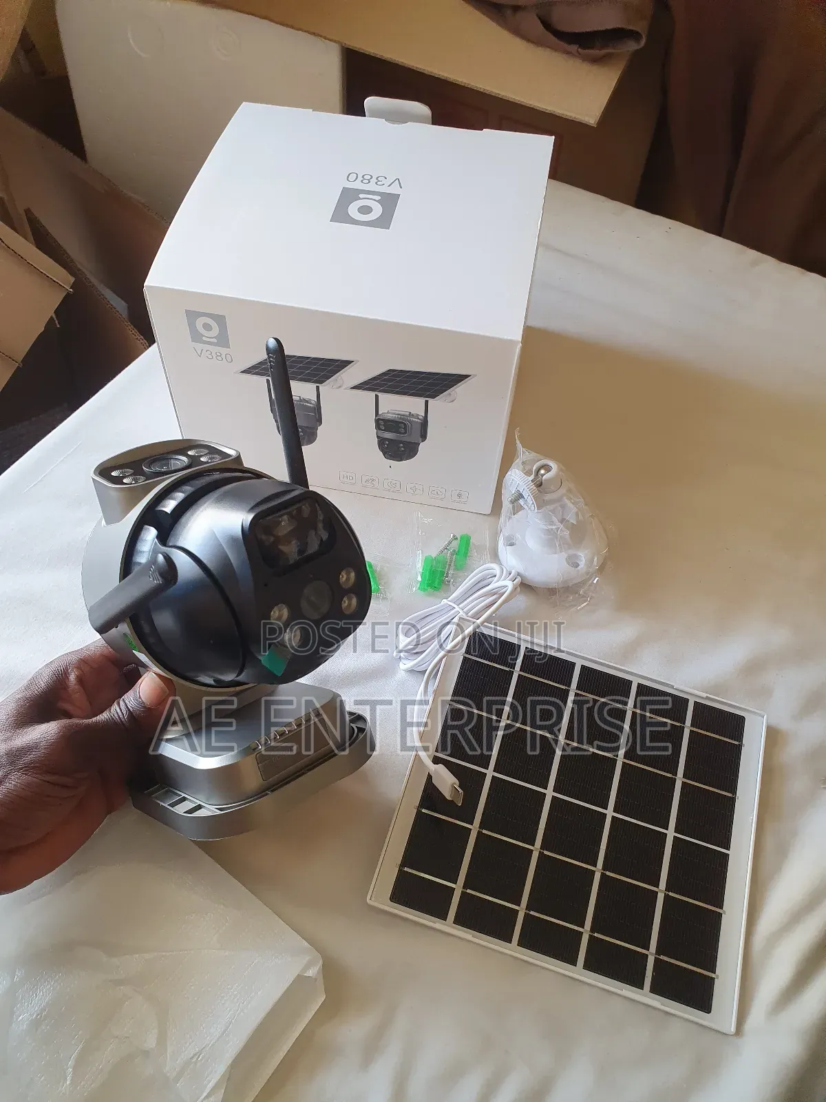 Solar CCTV Camera With Dual Lens for Sale