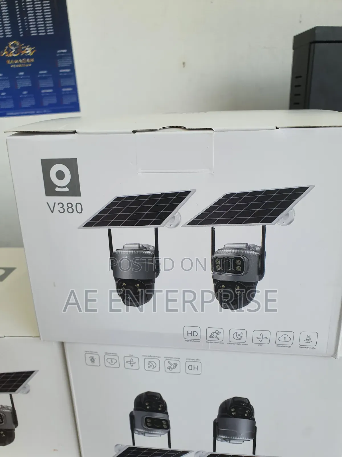 Solar CCTV Camera With Dual Lens for Sale