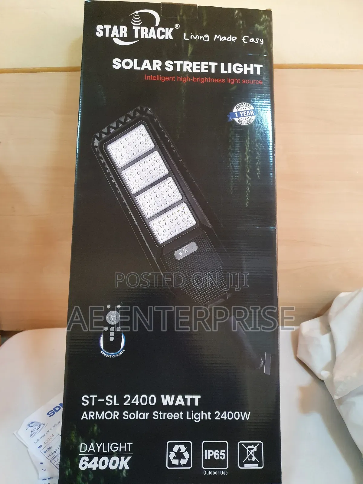 2400w Street Solar Light With Remote Control
