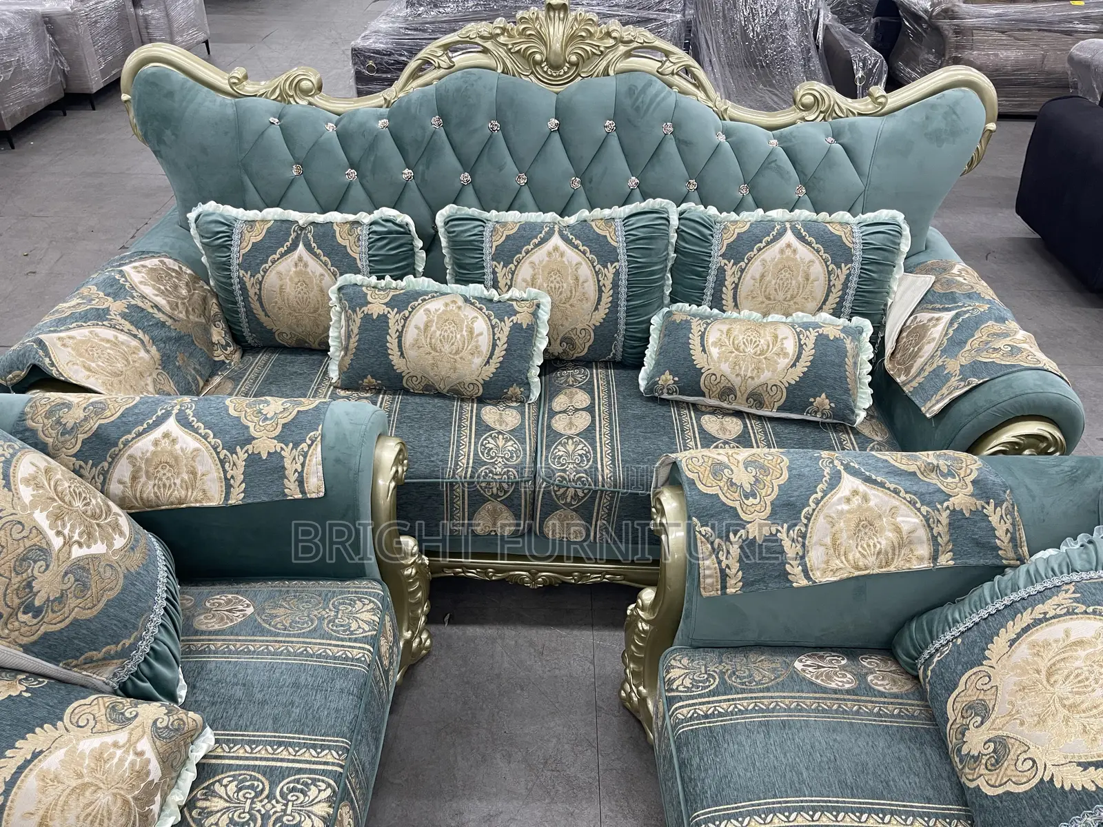 High Quality Sectional Designs Luxury1+2+3 Living Room Sofa