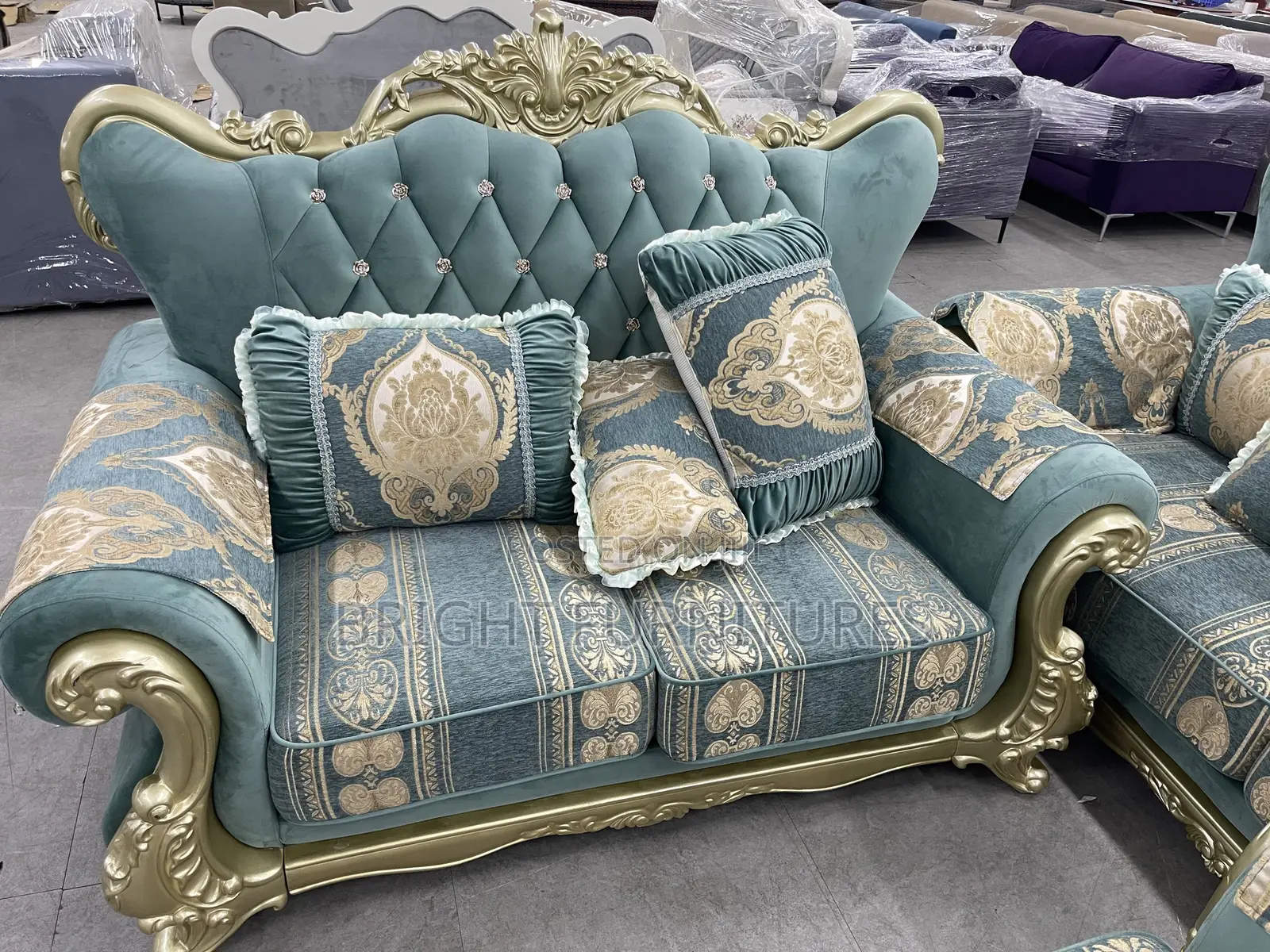 High Quality Sectional Designs Luxury1+2+3 Living Room Sofa