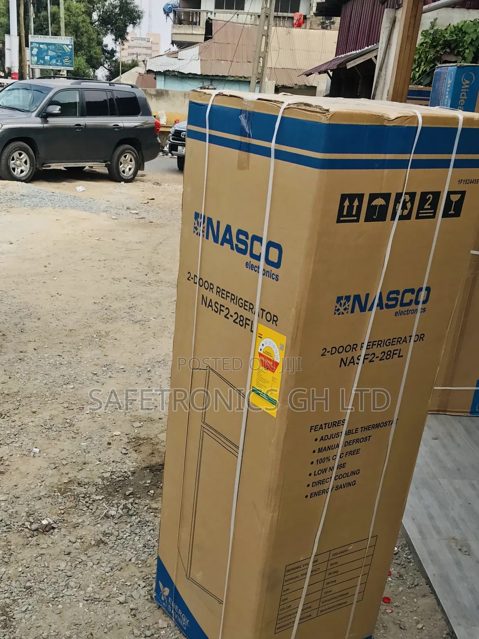High Efficiency Top Freezer Nasco Grey Doubledoor Nasf2-28fl