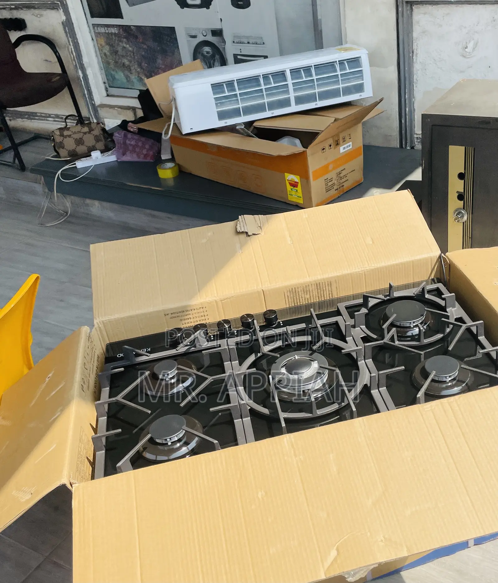 Authentic Kenwood 5 Gas Inbuilt Burner(Black) 