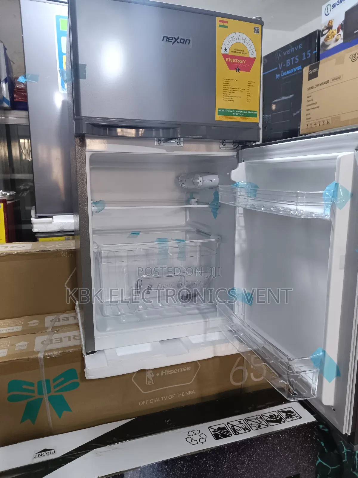 Nexons 85ltr Table Top Double Door Fridge