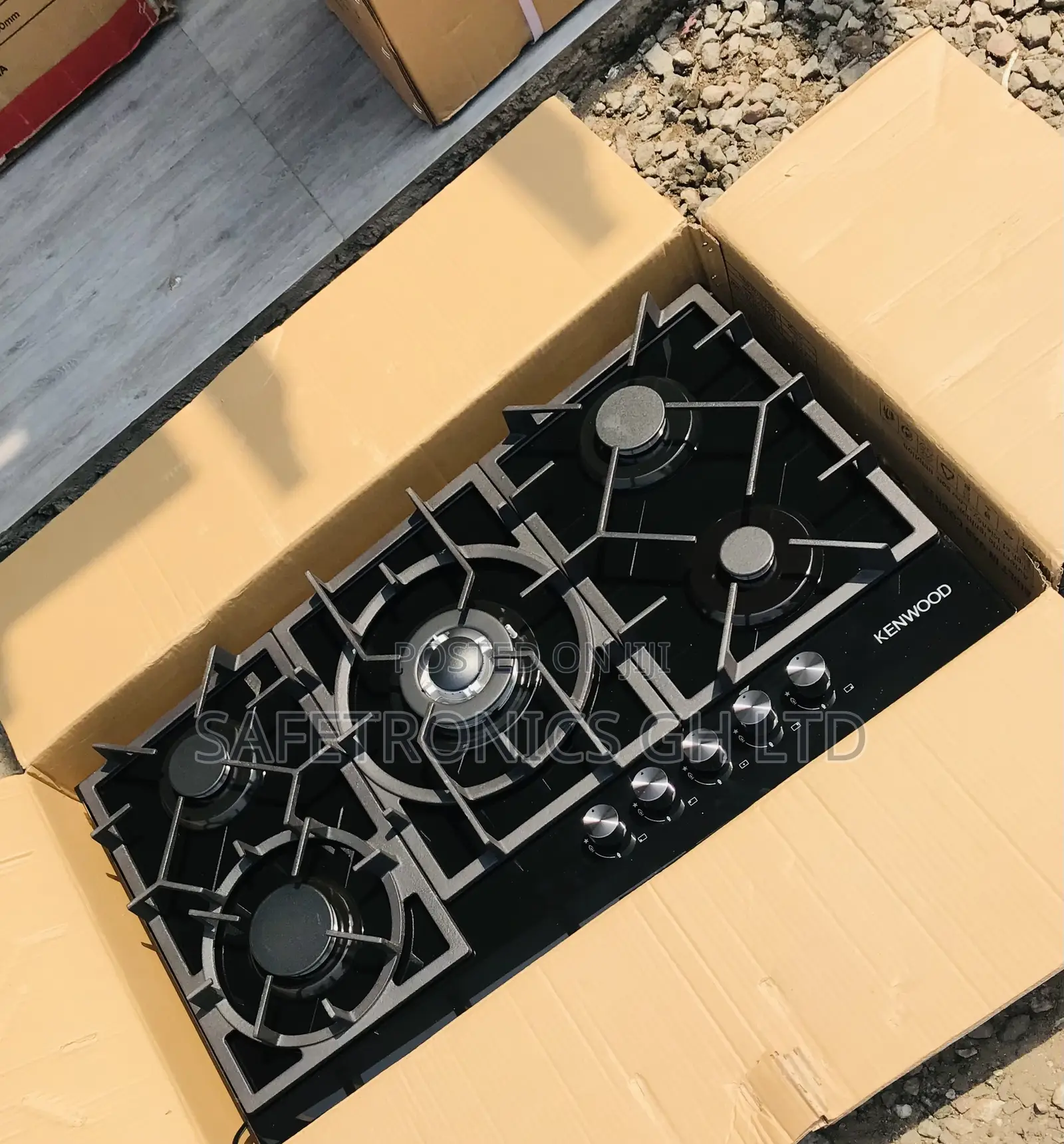 90cm 5 Gas Hobs Glass Kenwood in Built Available Cooker