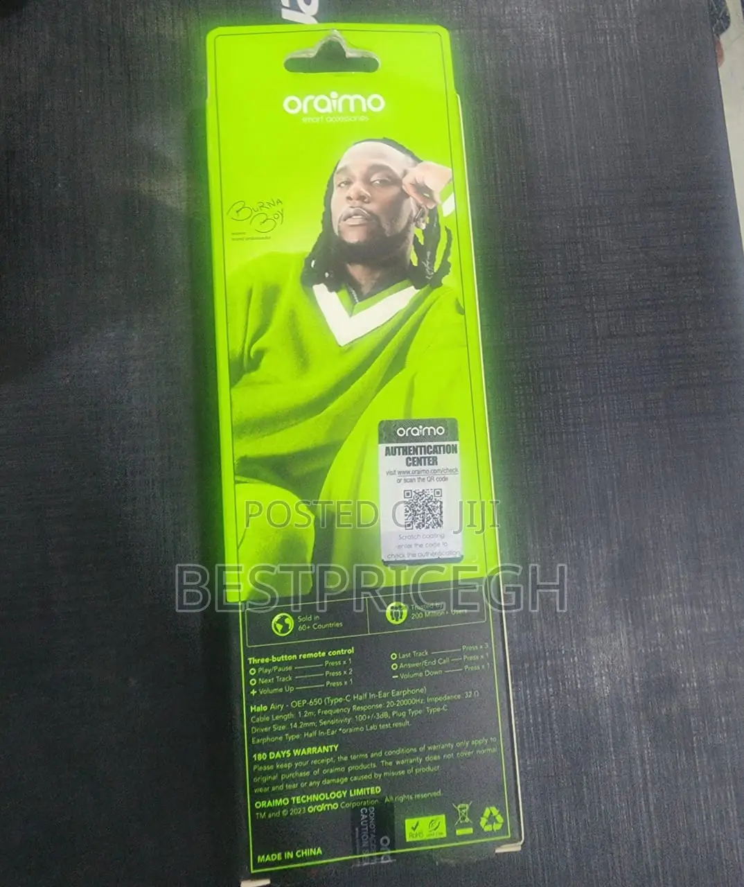 Oraimo Halo Airy Wired Headphones