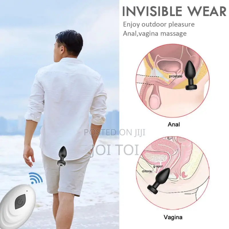 Rechargeable Remote Control Anal Plug