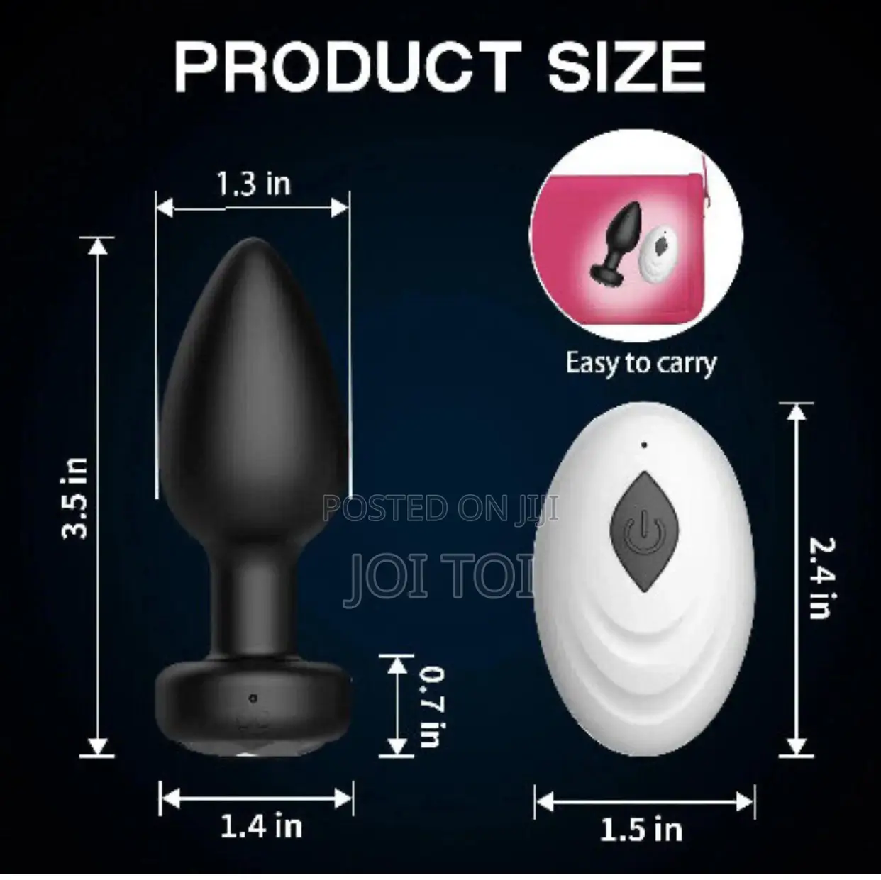 Rechargeable Remote Control Anal Plug