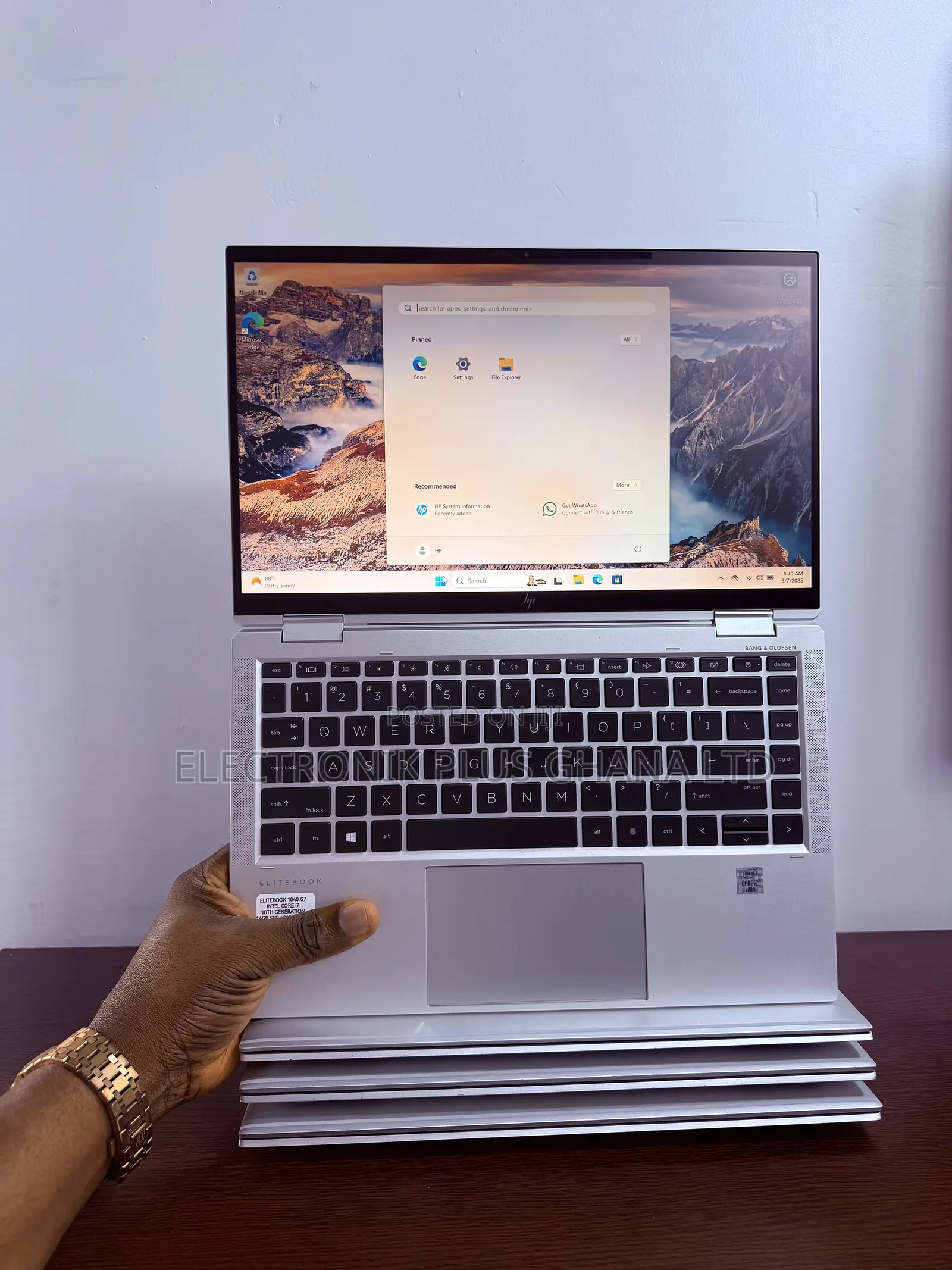 Laptop HP EliteBook x360 1040 G7 16GB Intel Core i7 SSD 512GB