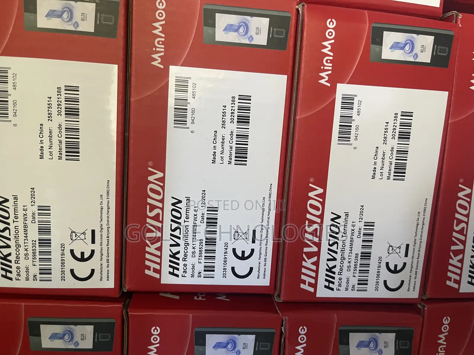 Hikvision Face Recognition Access Control Ds-K1t344mbfwx-E1