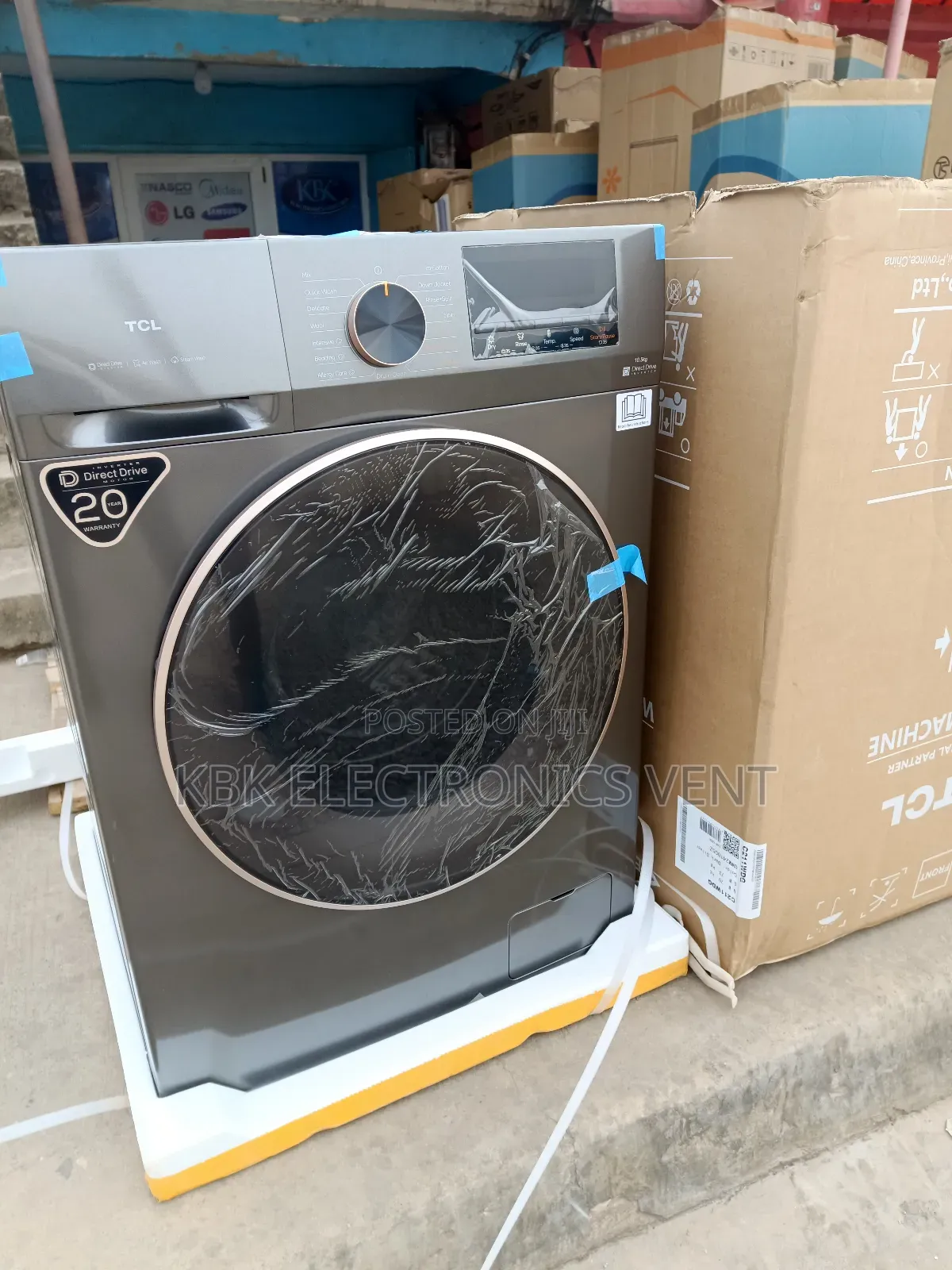 Tcl 10.5kg+6kgdryer Front Load Washing Machine