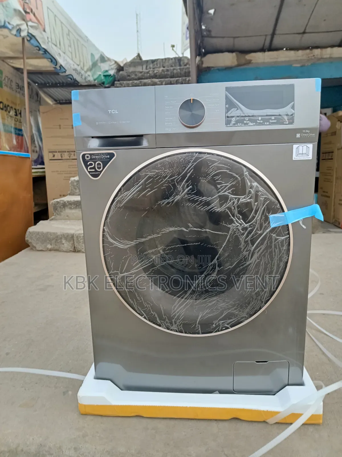 Tcl 10.5kg+6kgdryer Front Load Washing Machine