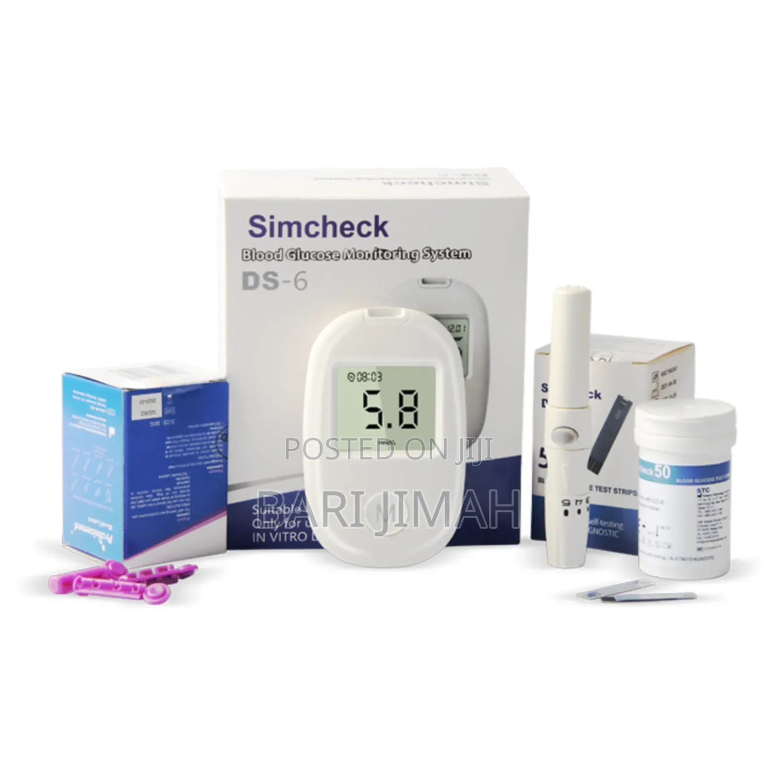 Simcheck Glucometer + Test Strips