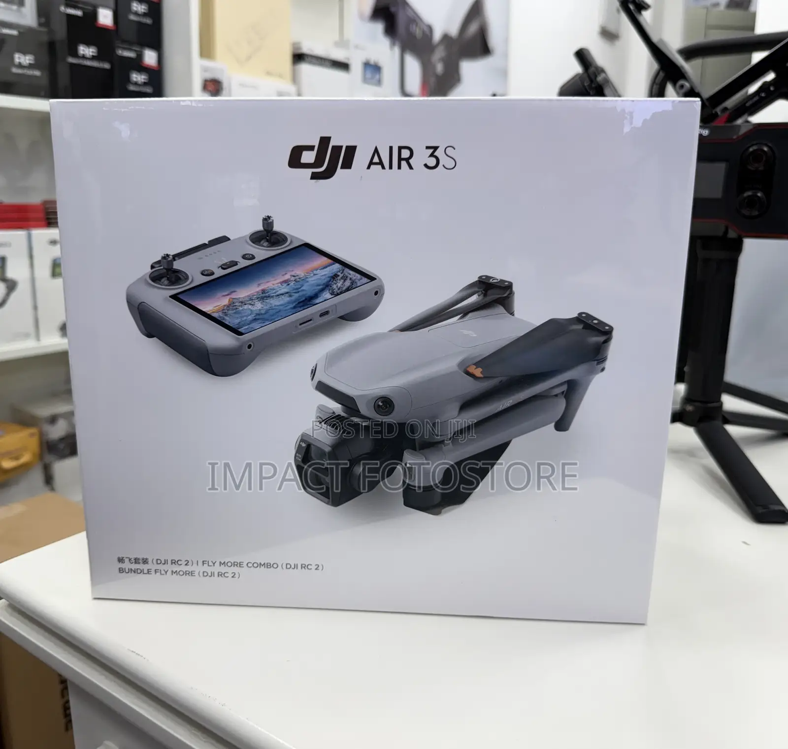 Dji Air 3s Drone With Rc 2 Fly More Combo