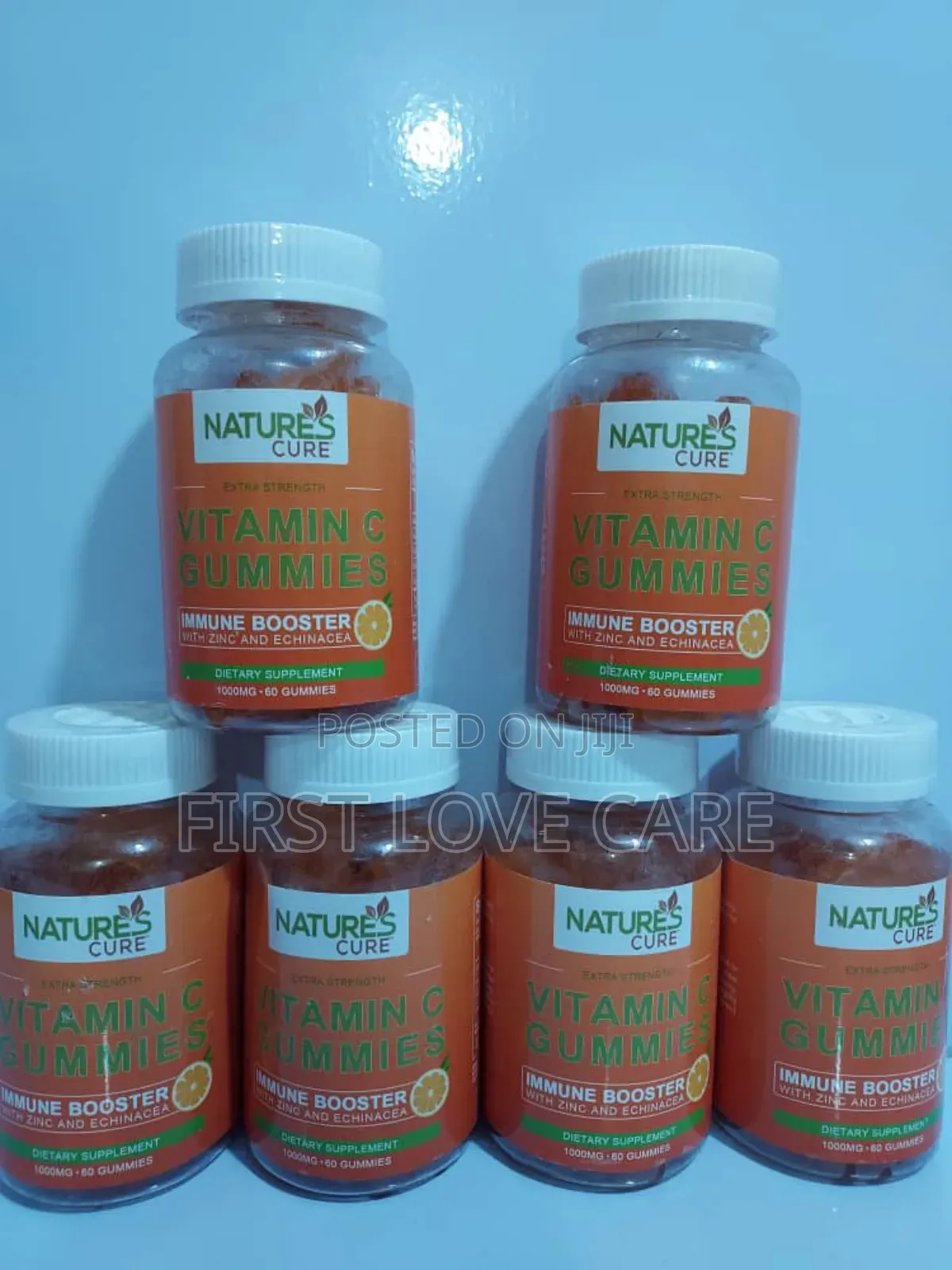 Nature's Cure Whitening Gummies for Youthful Skin