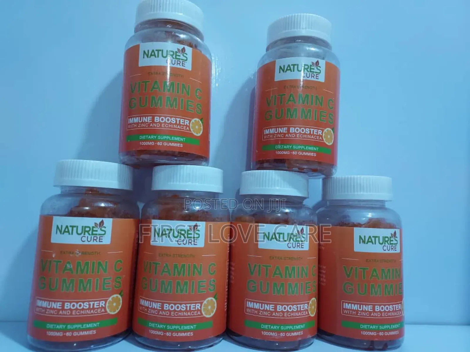 Nature's Cure Whitening Gummies for Youthful Skin