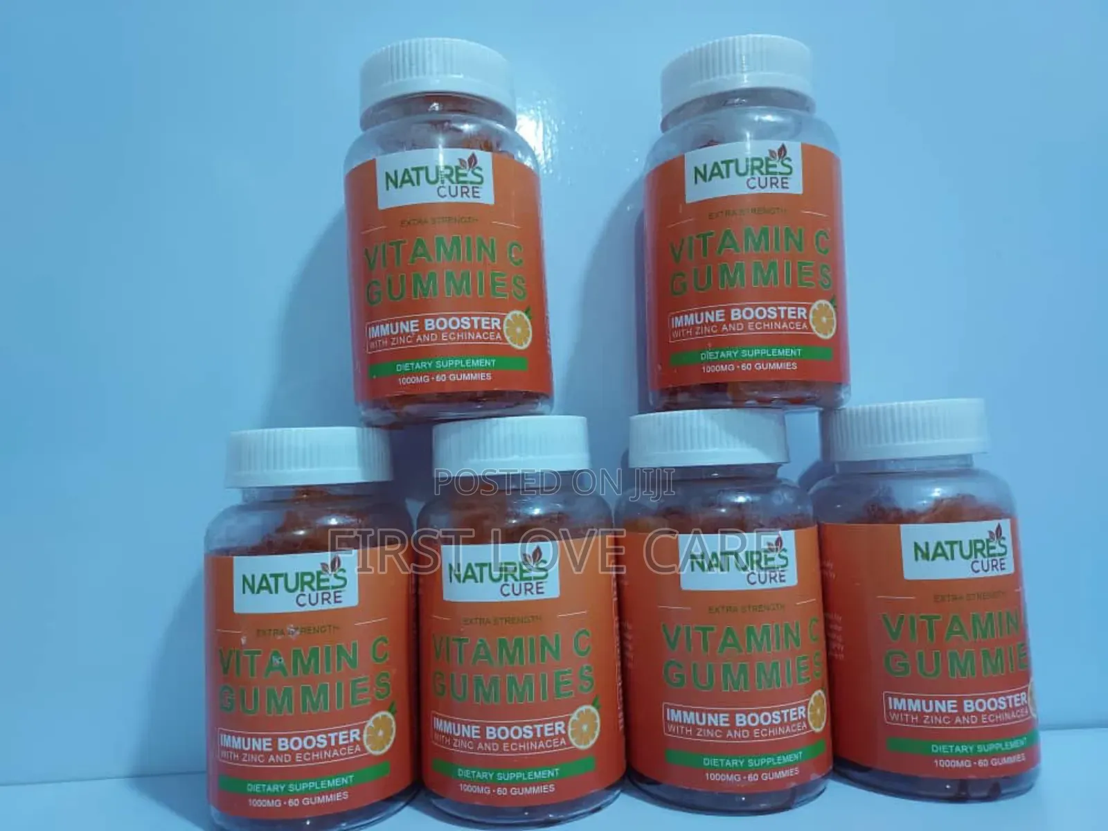 Nature's Cure Whitening Gummies for Youthful Skin