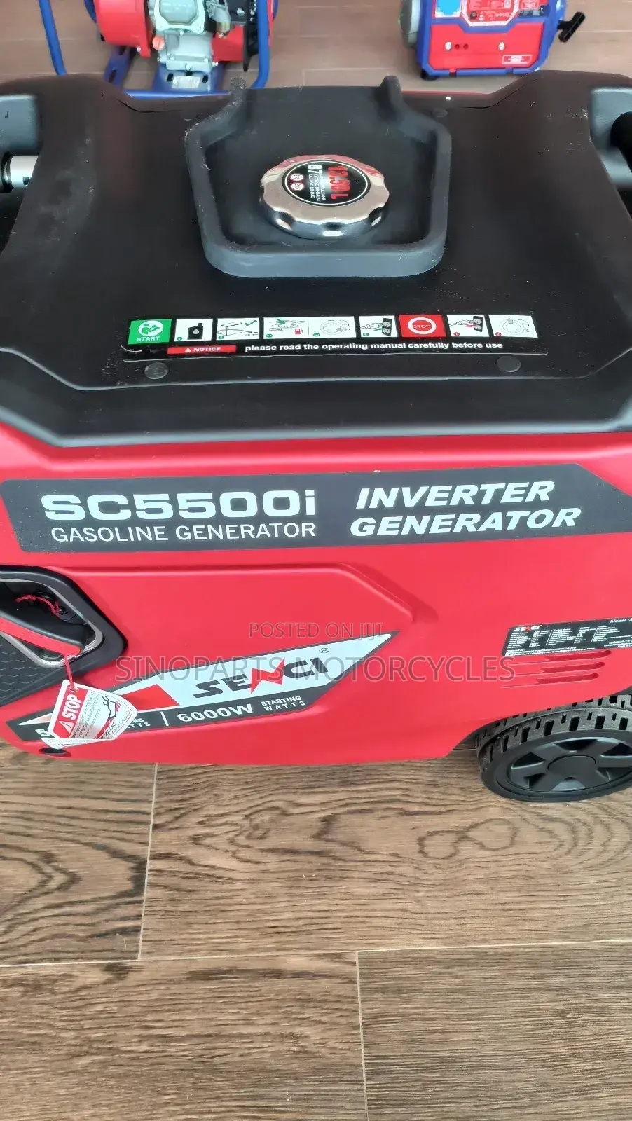 7.5kva Senci Sc5500i Silent Inverter Petrol Generator Fuel Saving